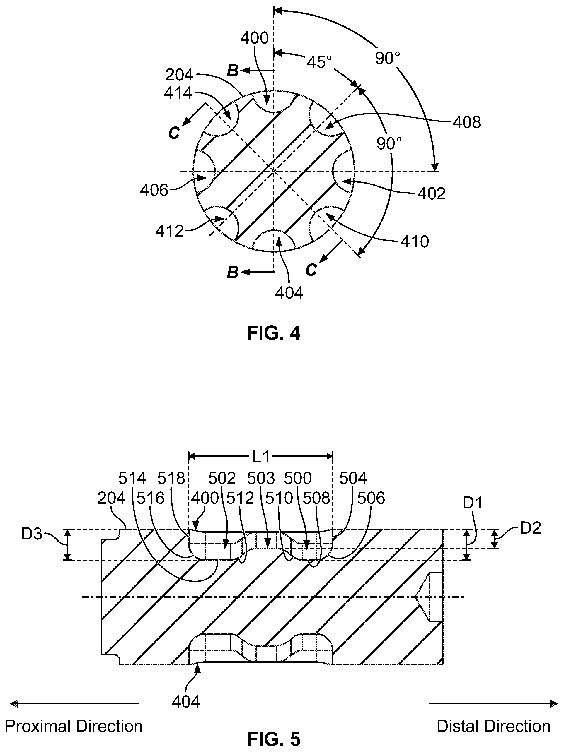 Patent US11841084 Figure 4 – Valve spool with flow force mitigation features