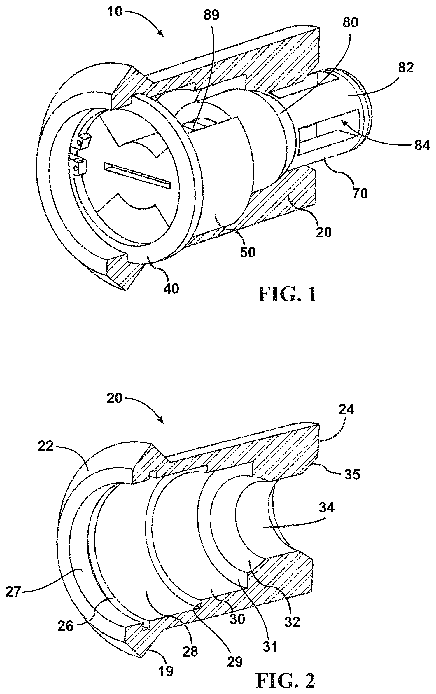 Patent US11841085 Figure 1 – Piston actuated cartridge valve