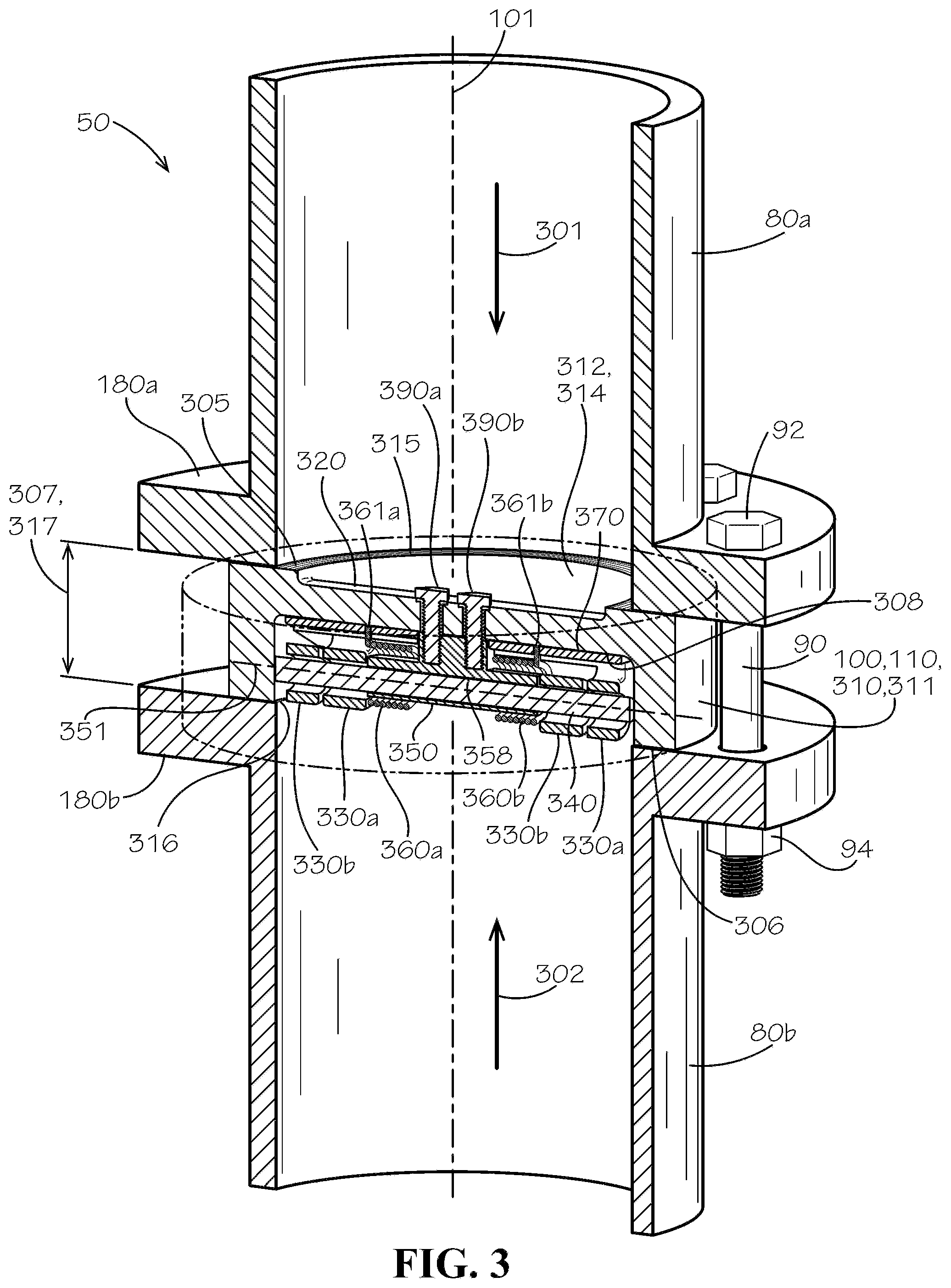 Patent US11841087 Figure 2 – Watertight check valve
