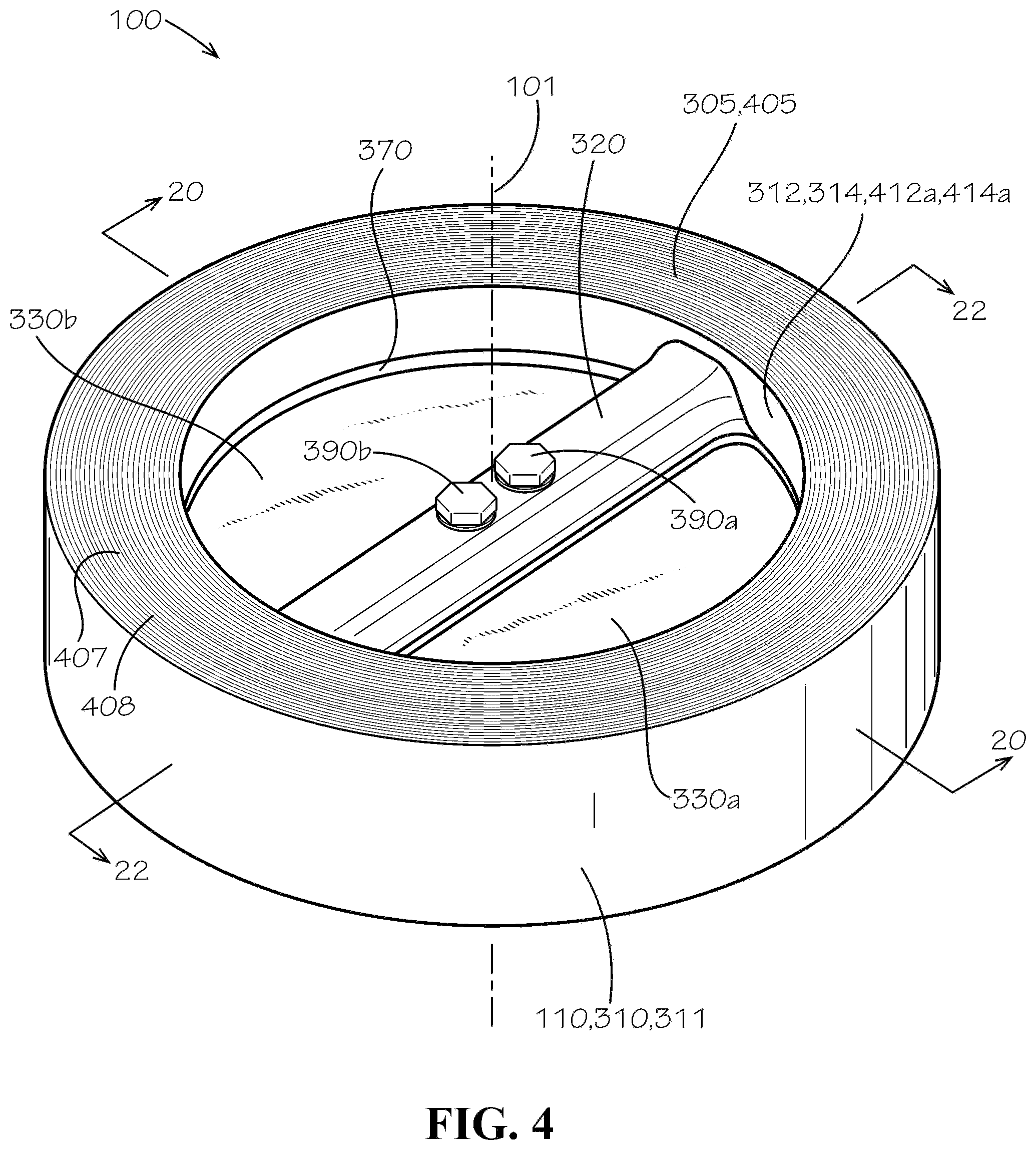 Patent US11841087 Figure 3 – Watertight check valve