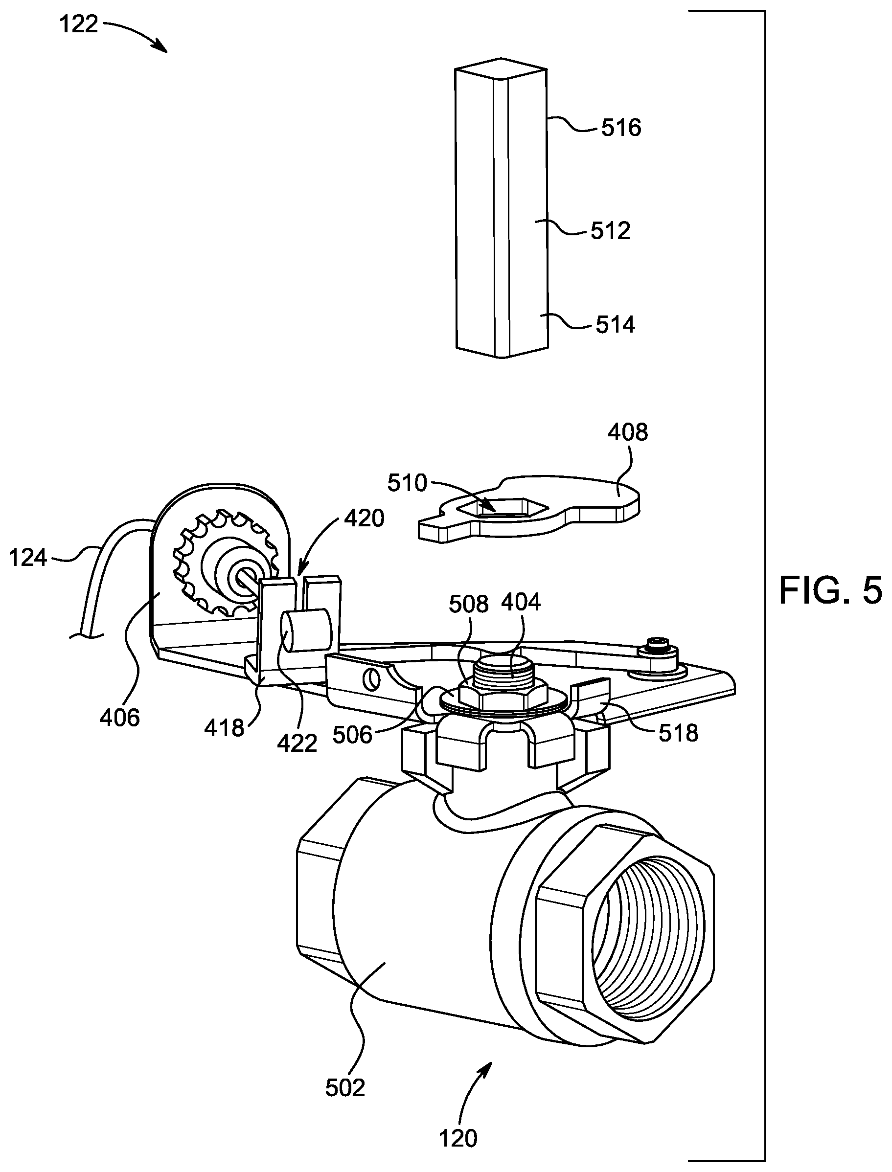 Patent US11841088 Figure 6 – System and method for leakage mitigation
