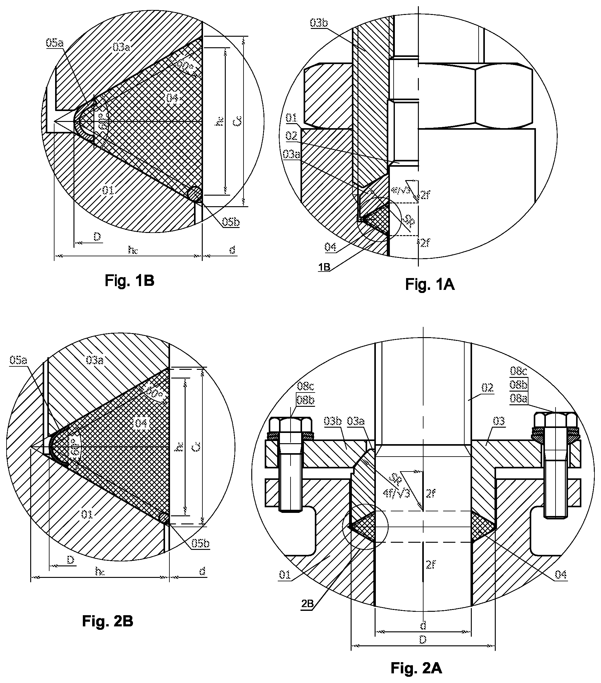 Patent US11841092 Figure 1 – Stem seals with triangular rings