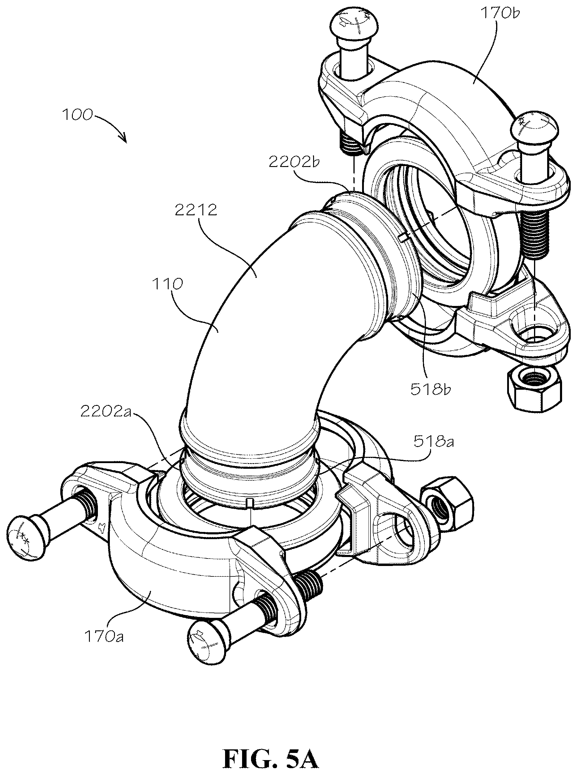 Patent US11841097 Figure 4 – Pre-assembled coupling assemblies with pipe fitting
