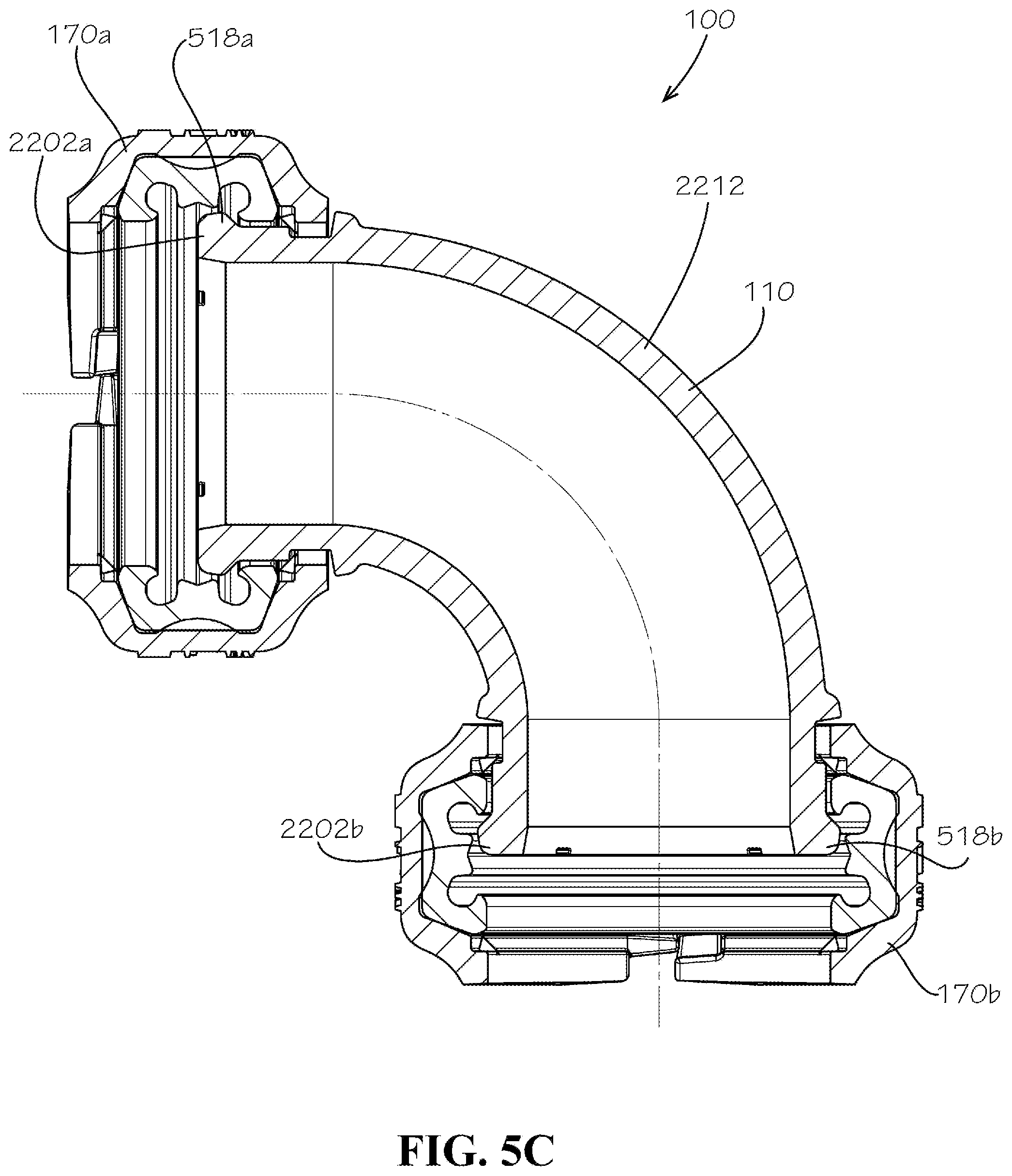 Patent US11841097 Figure 6 – Pre-assembled coupling assemblies with pipe fitting