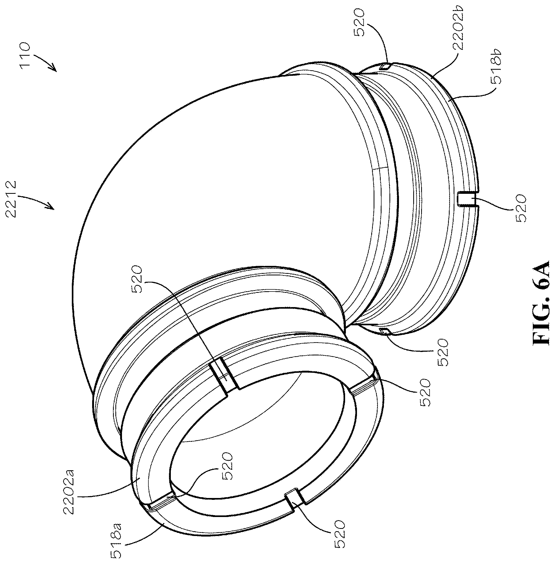 Patent US11841097 Figure 7 – Pre-assembled coupling assemblies with pipe fitting