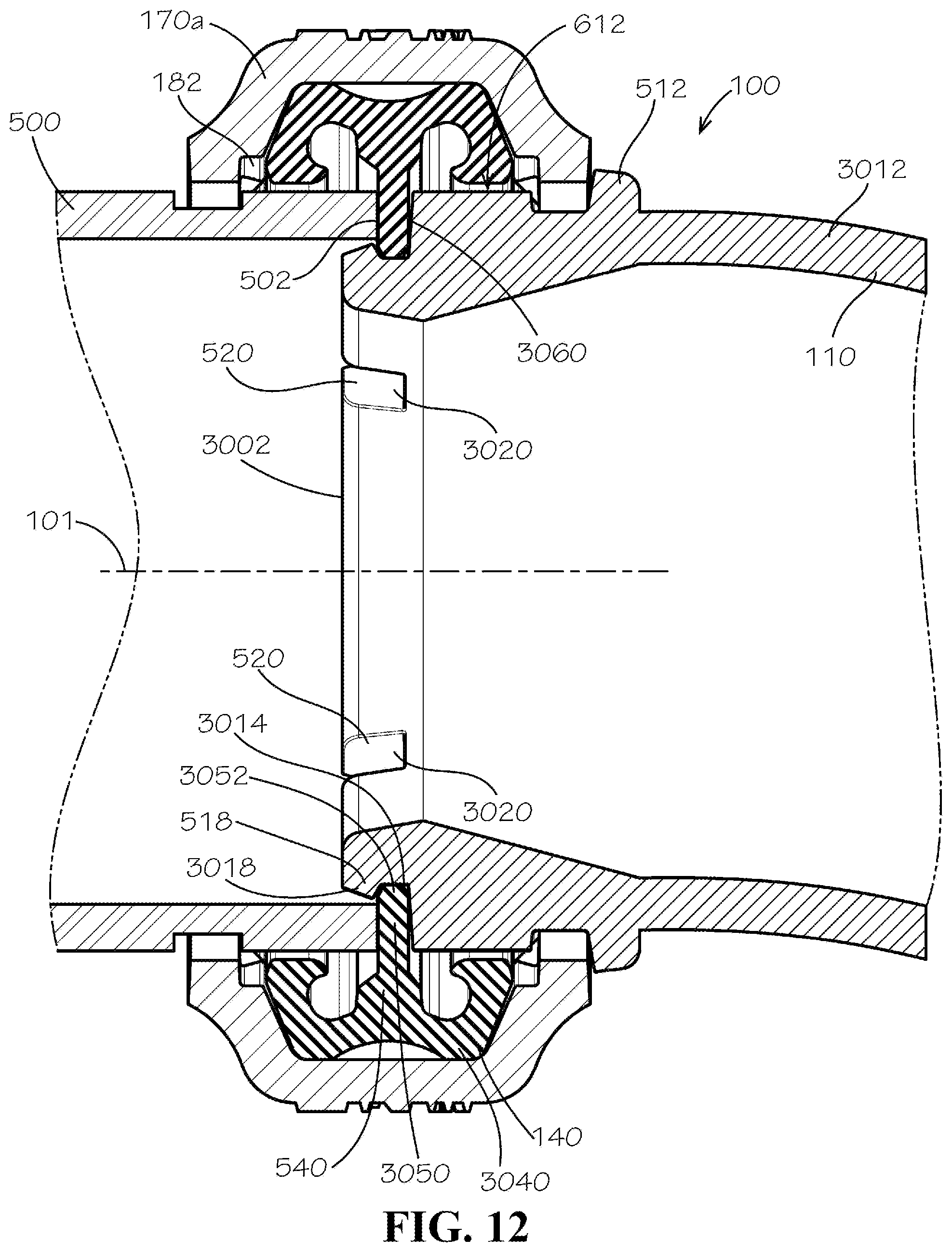 Patent US11841097 Figure 14 – Pre-assembled coupling assemblies with pipe fitting