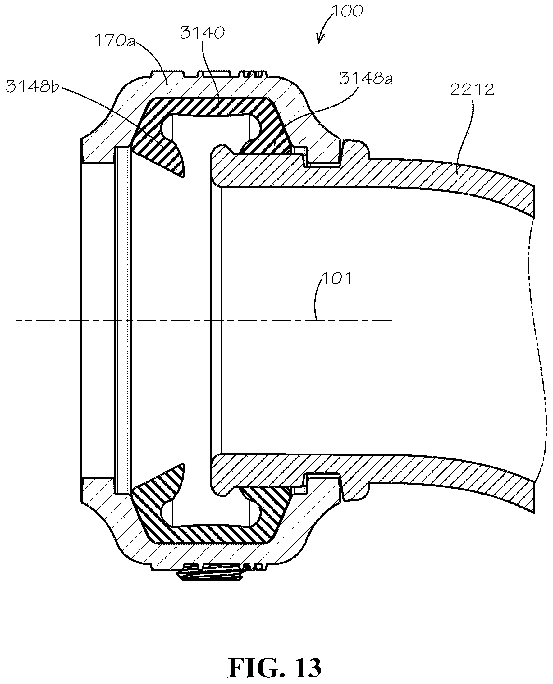Patent US11841097 Figure 15 – Pre-assembled coupling assemblies with pipe fitting
