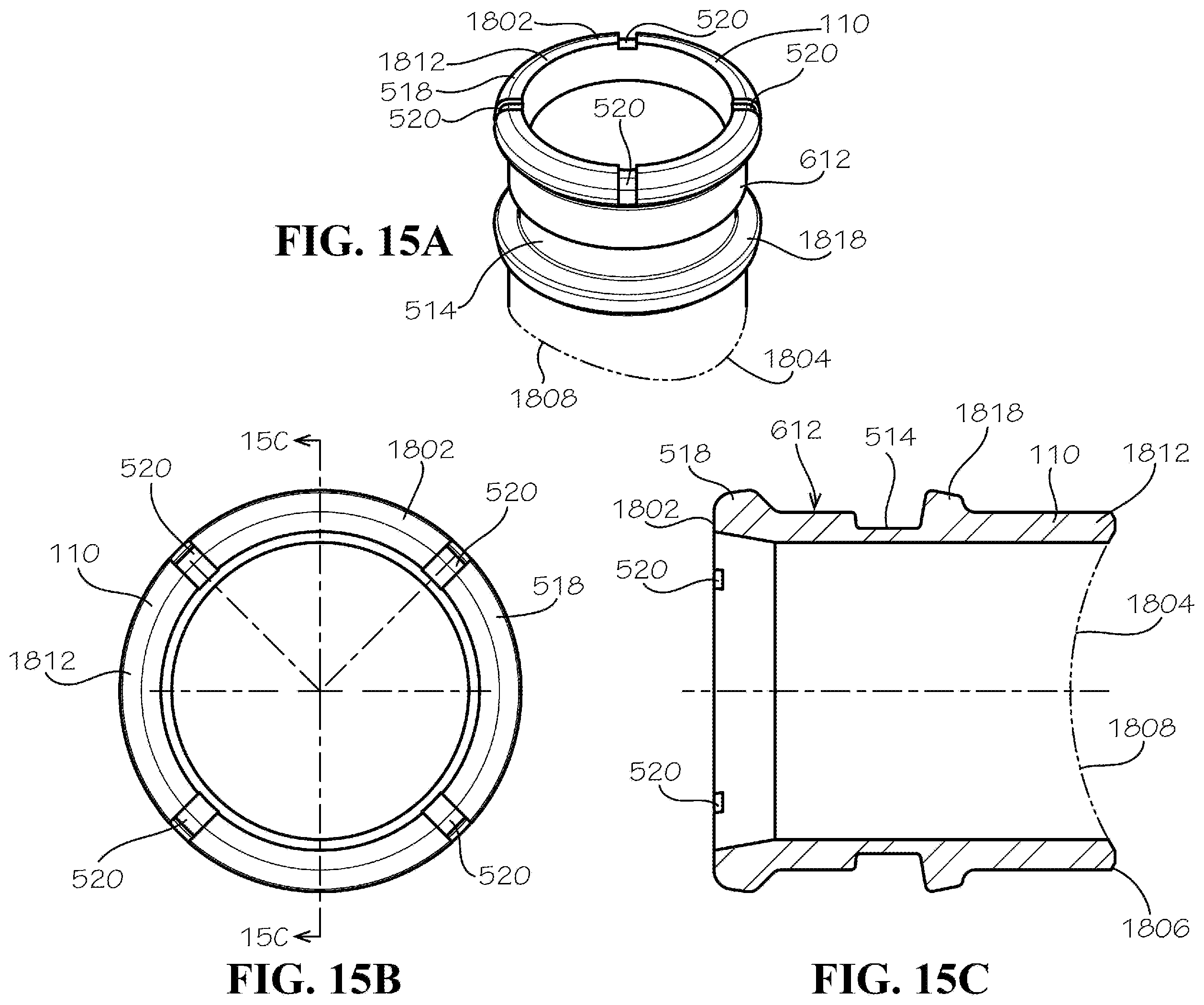 Patent US11841097 Figure 17 – Pre-assembled coupling assemblies with pipe fitting