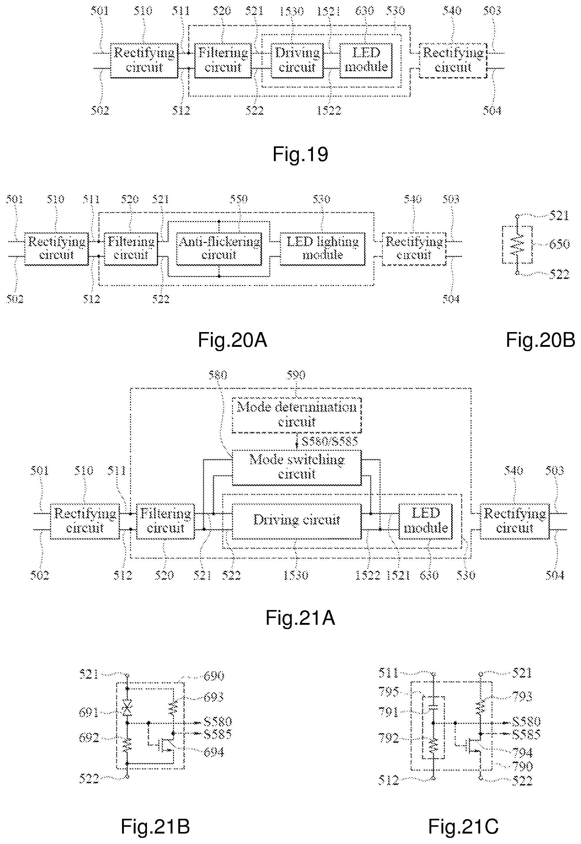 Patent US11841113 Figure 11 – LED lamp and its power source module