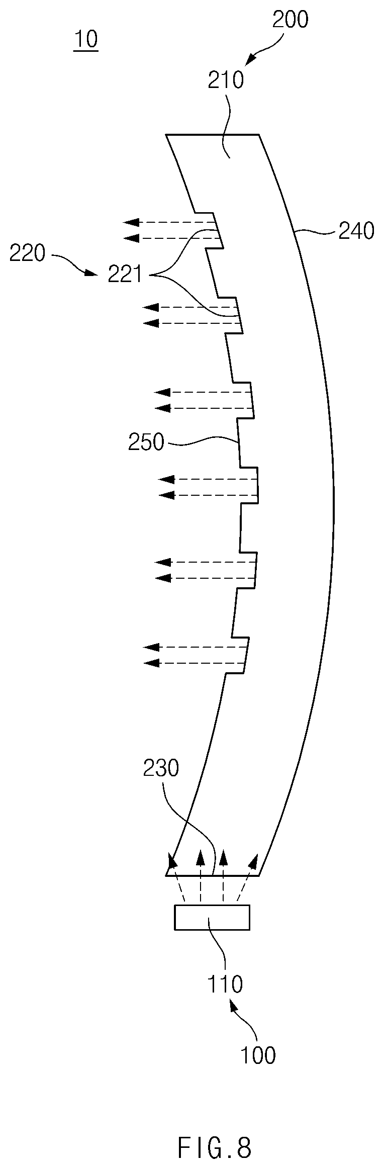 Patent US11841119 Figure 9 – Lamp for vehicle