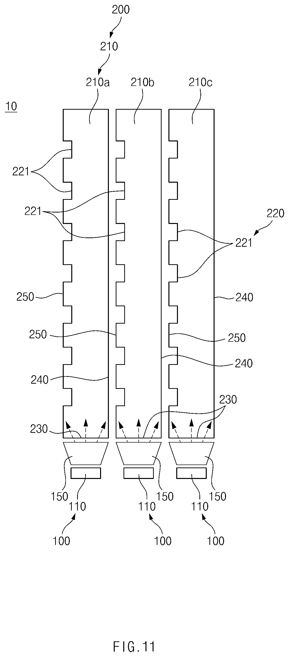 Patent US11841119 Figure 12 – Lamp for vehicle