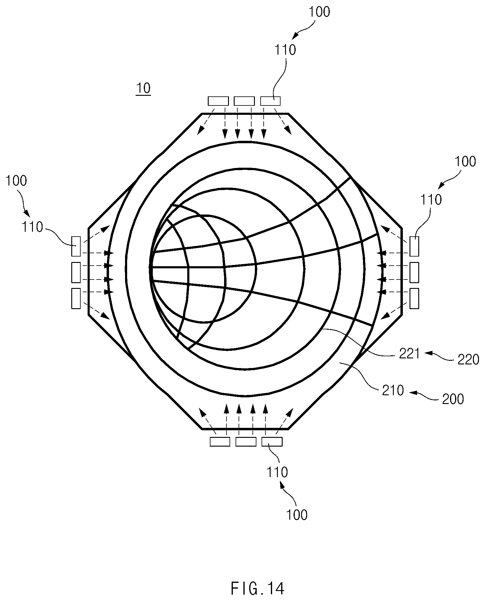 Patent US11841119 Figure 15 – Lamp for vehicle