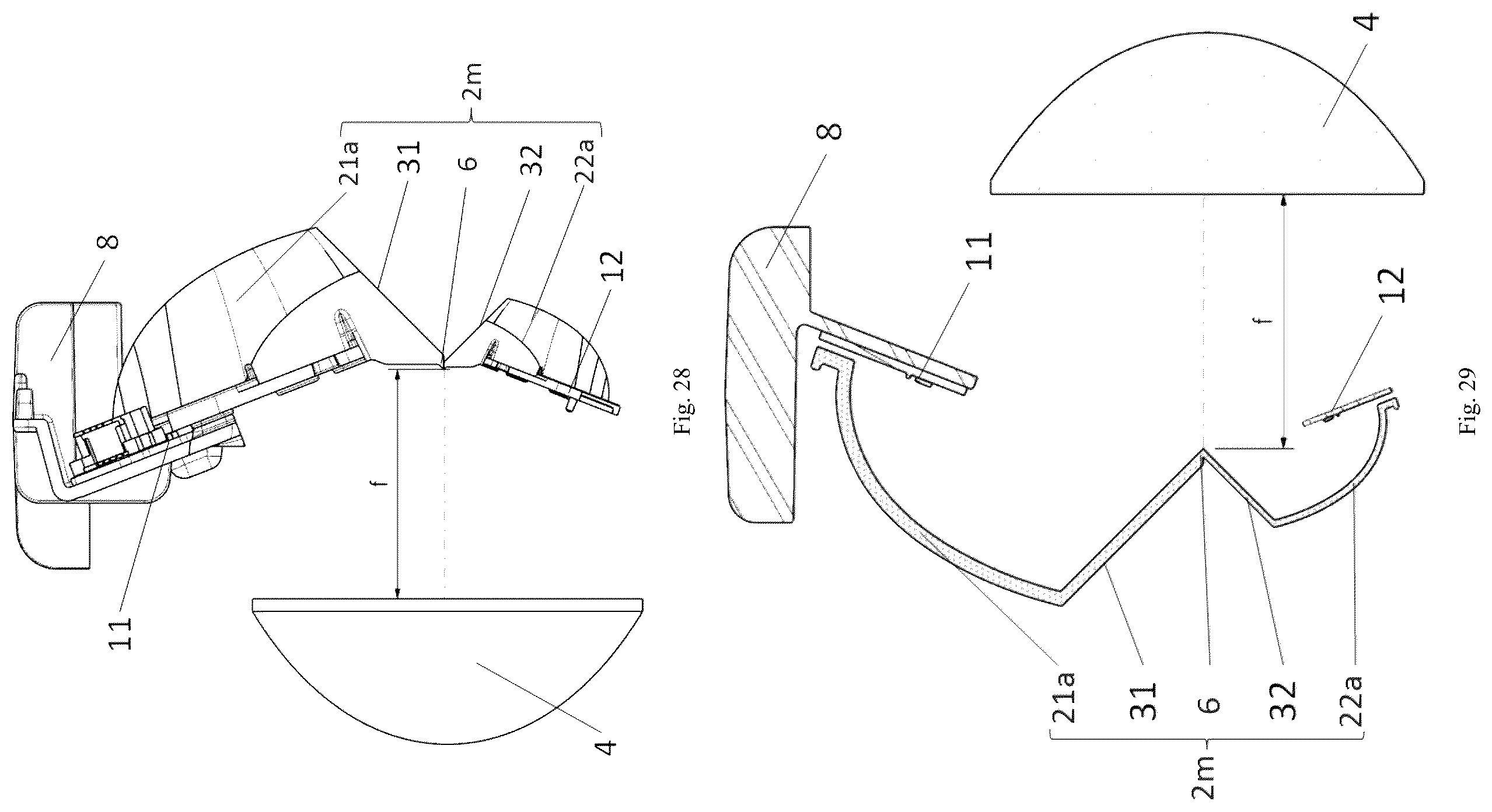 Patent US11841121 Figure 13 – Reflection-type headlamp module, headlamp module, headlamp and vehicle