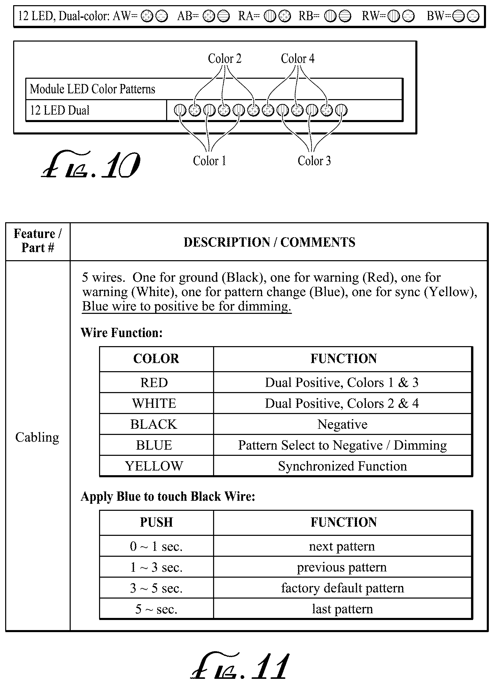 Patent US11841123 Figure 7 – Flexible directional vehicle warning light