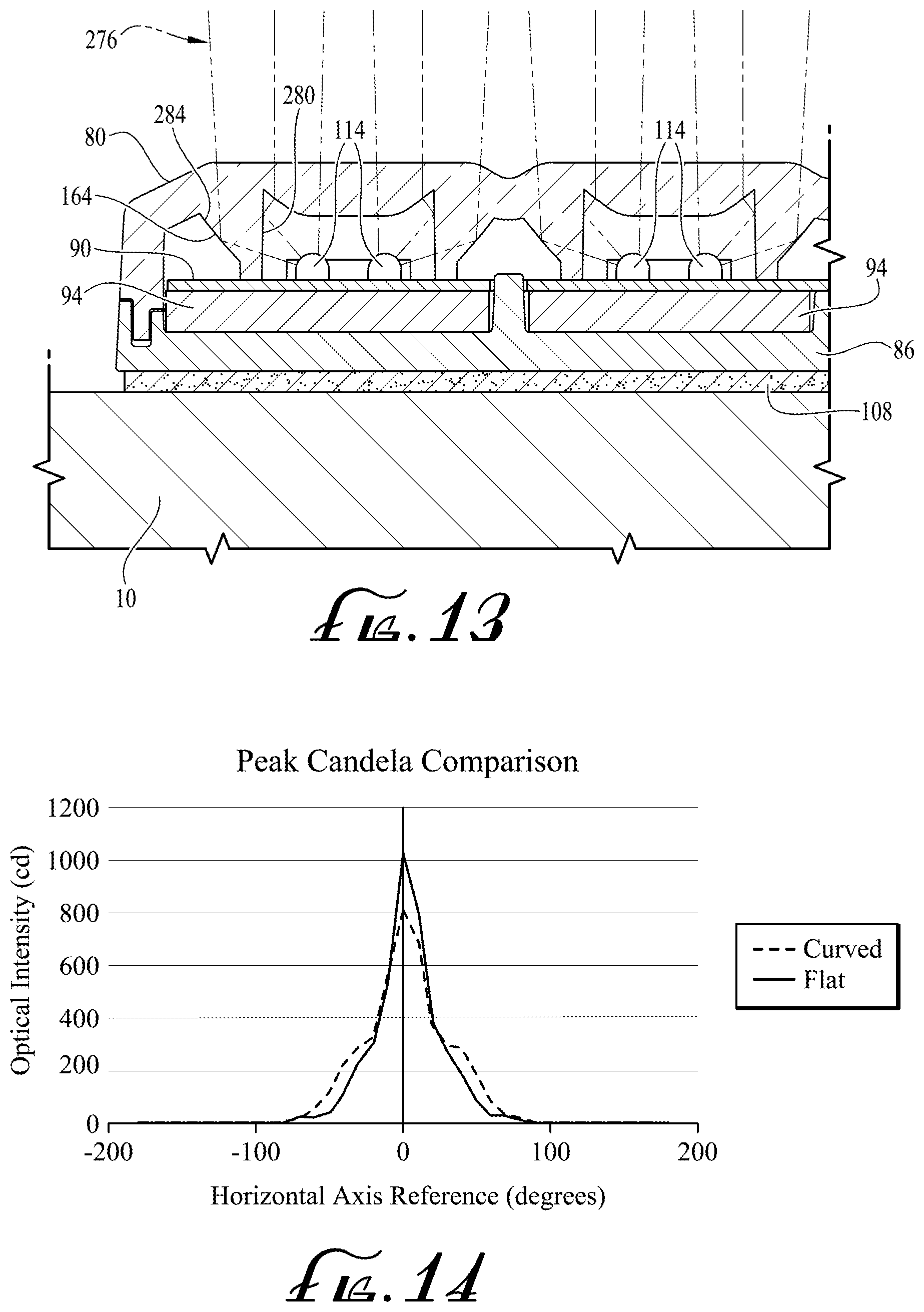 Patent US11841123 Figure 9 – Flexible directional vehicle warning light