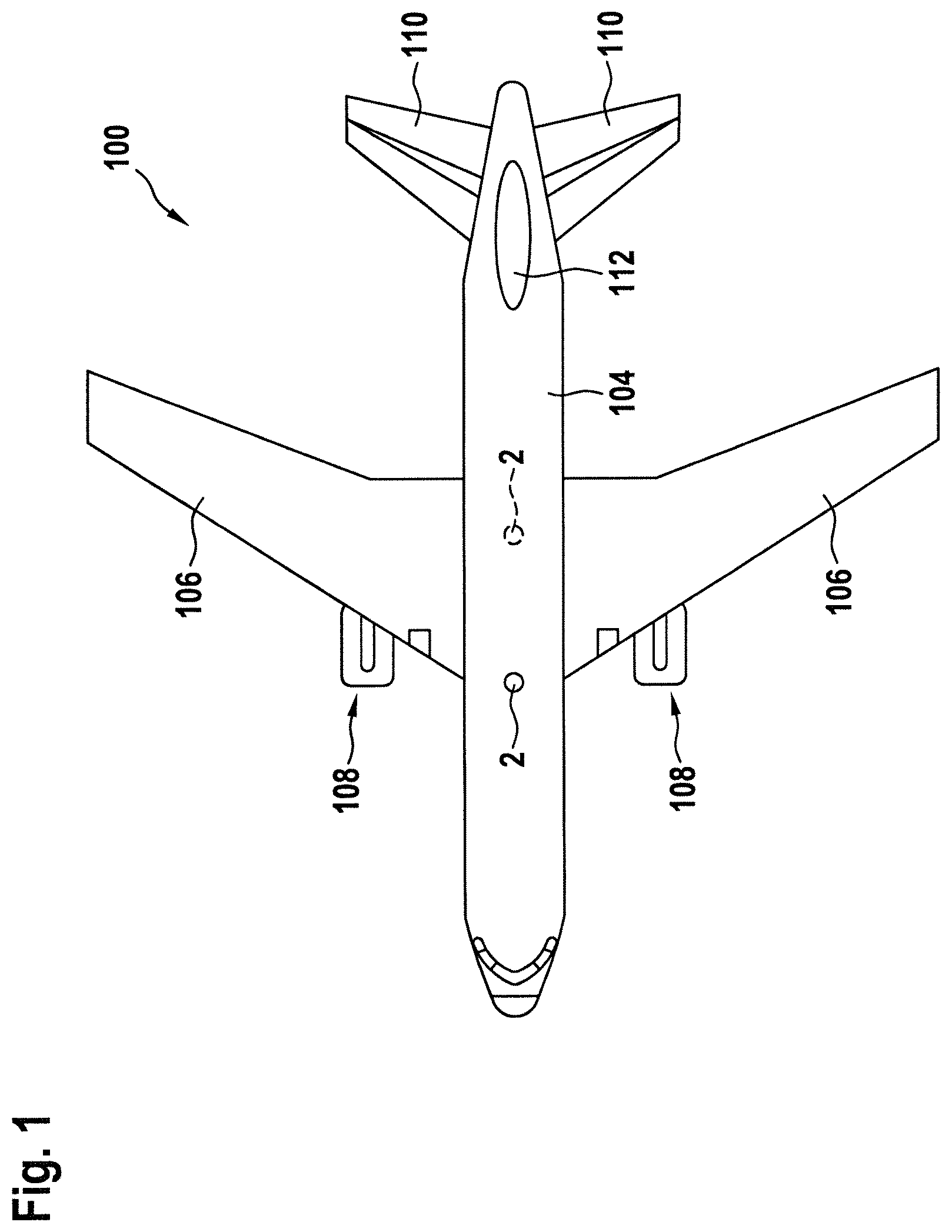 Patent US11841124 Figure 1 – Aircraft beacon light, method of operating an aircraft beacon light, and method of producing an aircraft beacon light