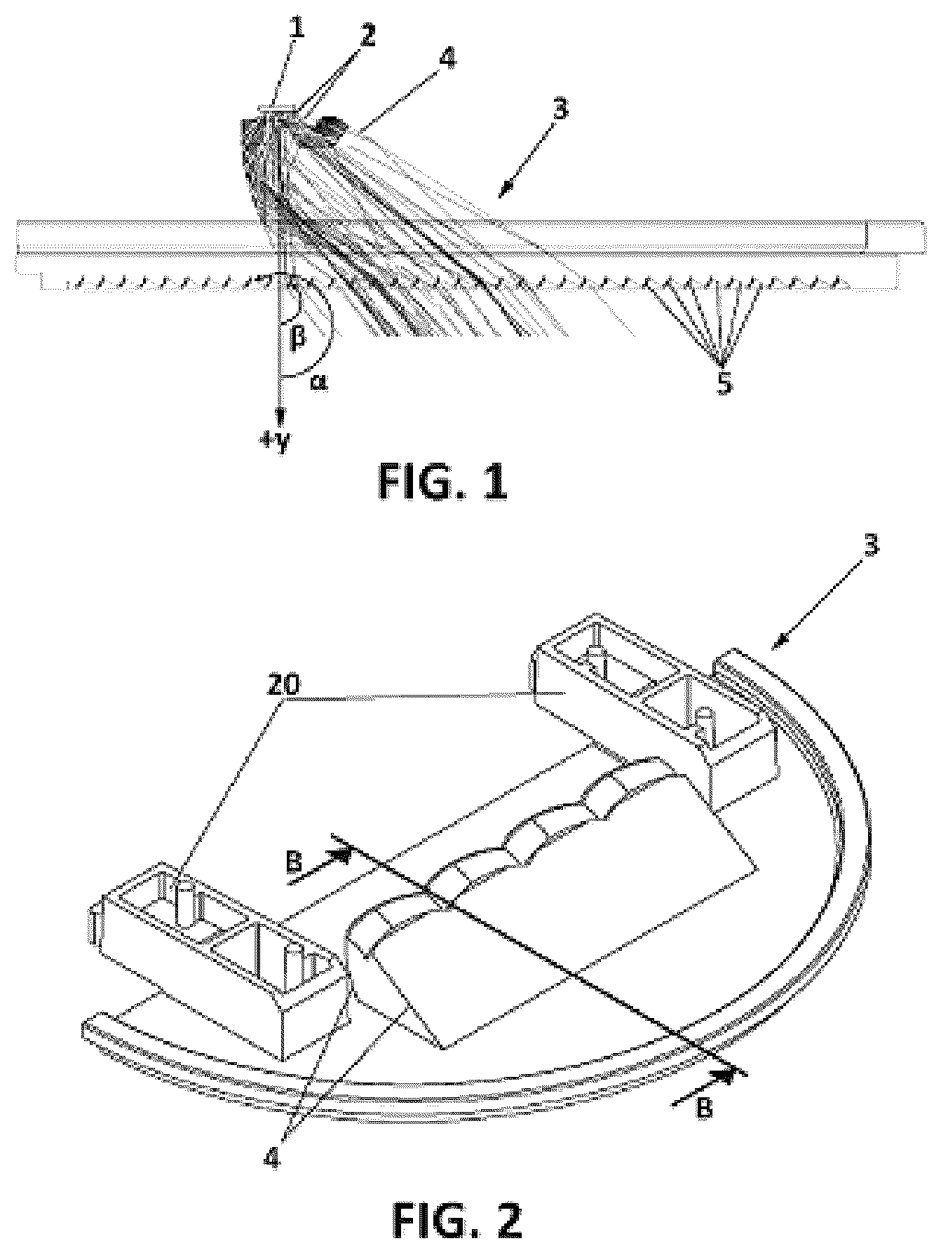 Patent US11841125 Figure 1 – Optical device and desk lamp comprising said optical device