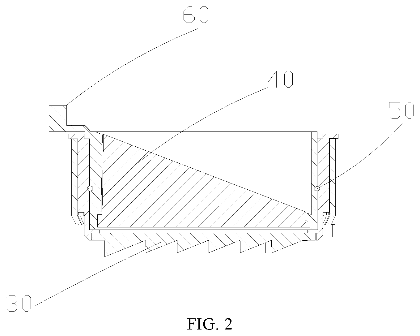 Patent US11841126 Figure 2 – Light distribution assembly and illumination device