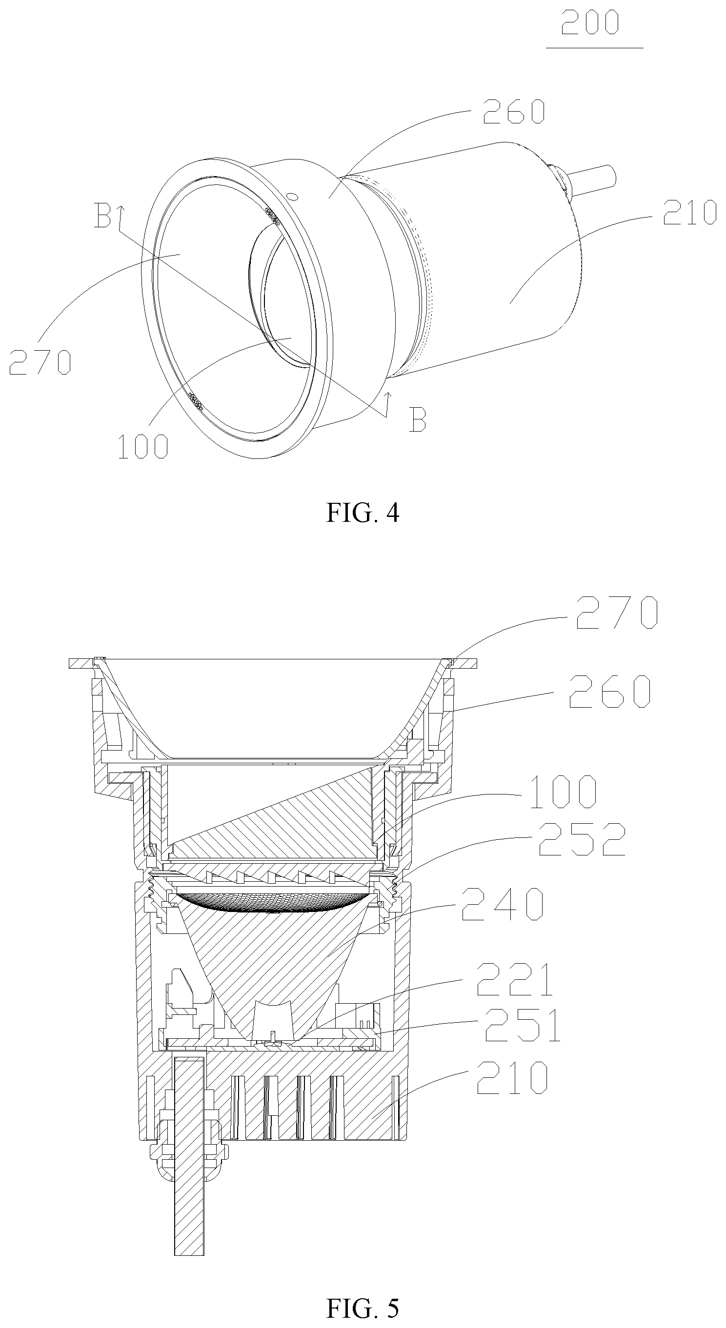 Patent US11841126 Figure 4 – Light distribution assembly and illumination device