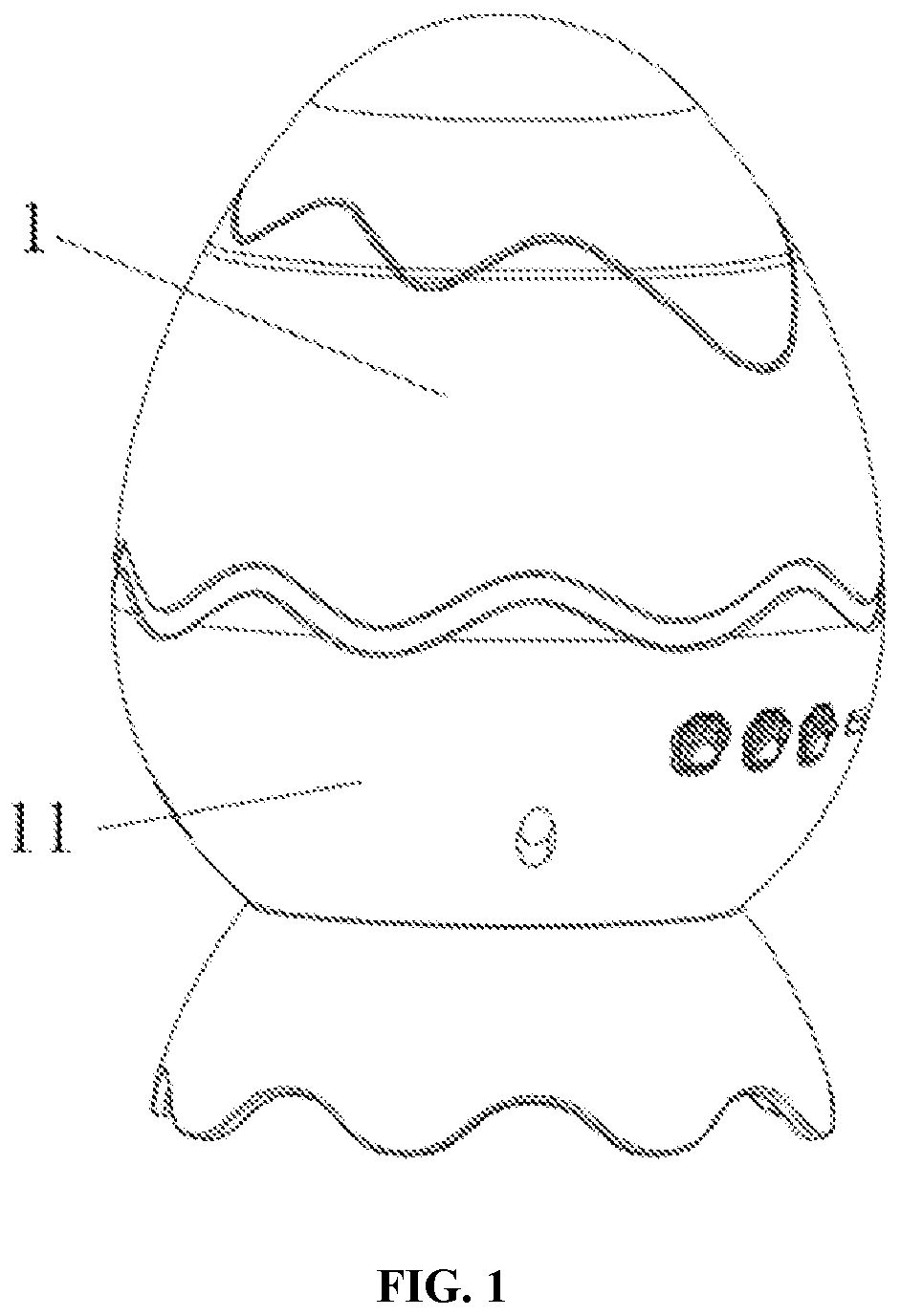 Patent US11841127 — Projection lamp with quick locking and self-detection functions — Figure 1