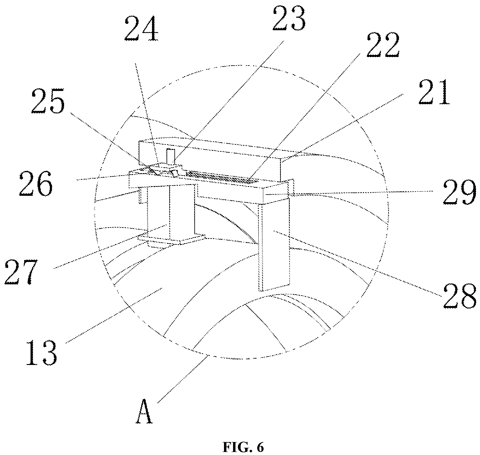 Patent US11841127 Figure 6 – Projection lamp with quick locking and self-detection functions