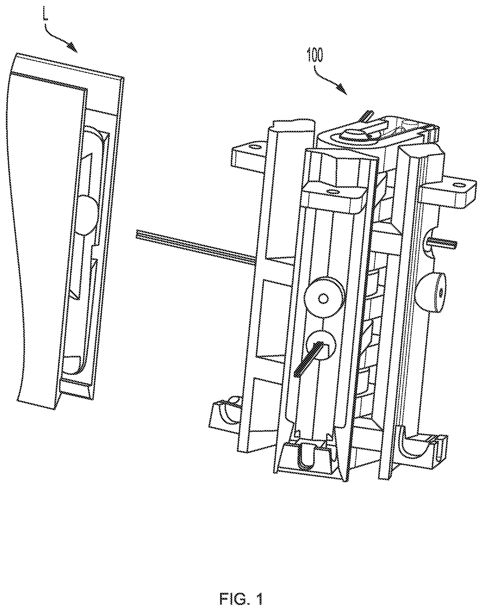 Patent US11841131 Figure 1 – Joint assembly for luminaires