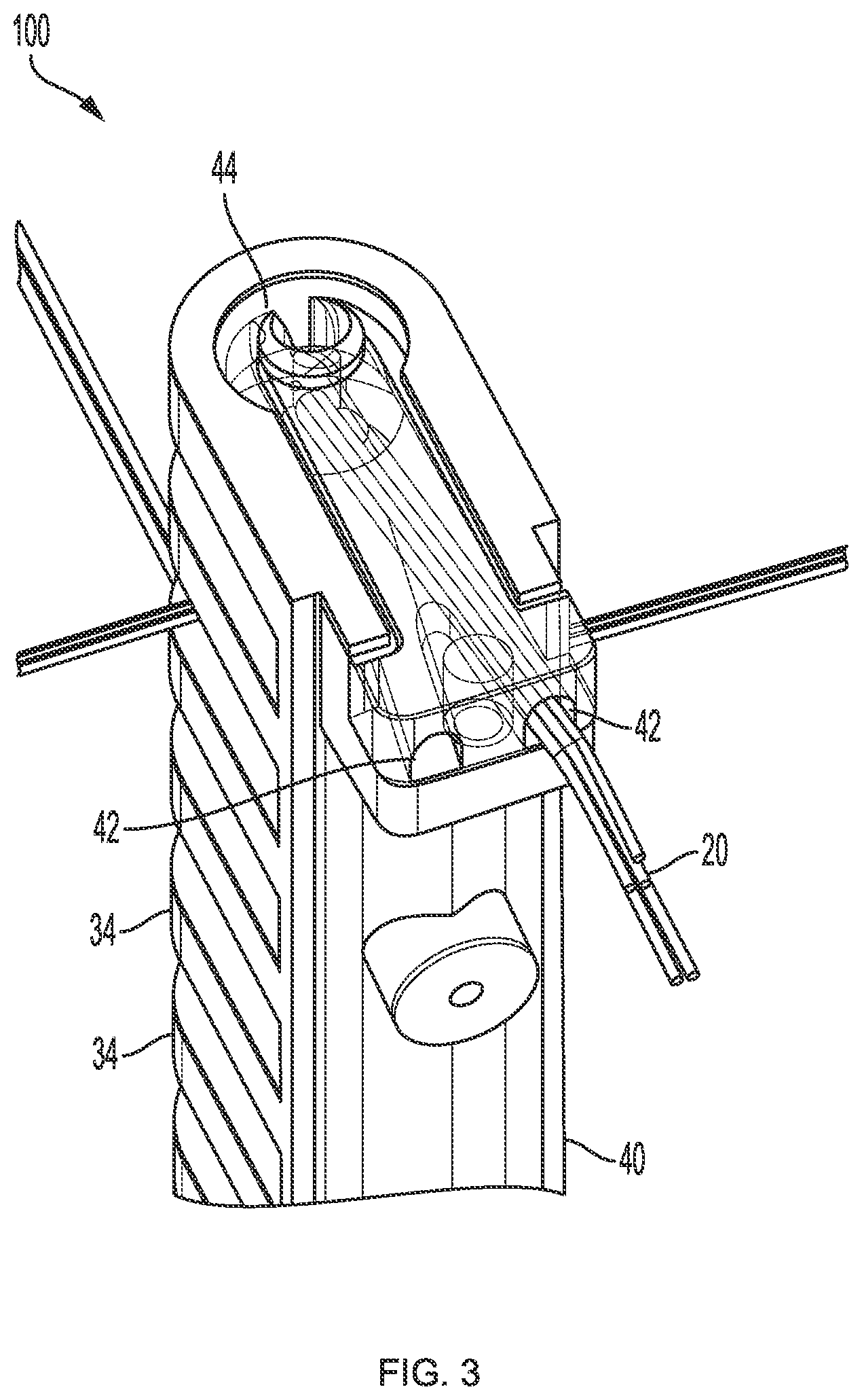 Patent US11841131 Figure 4 – Joint assembly for luminaires