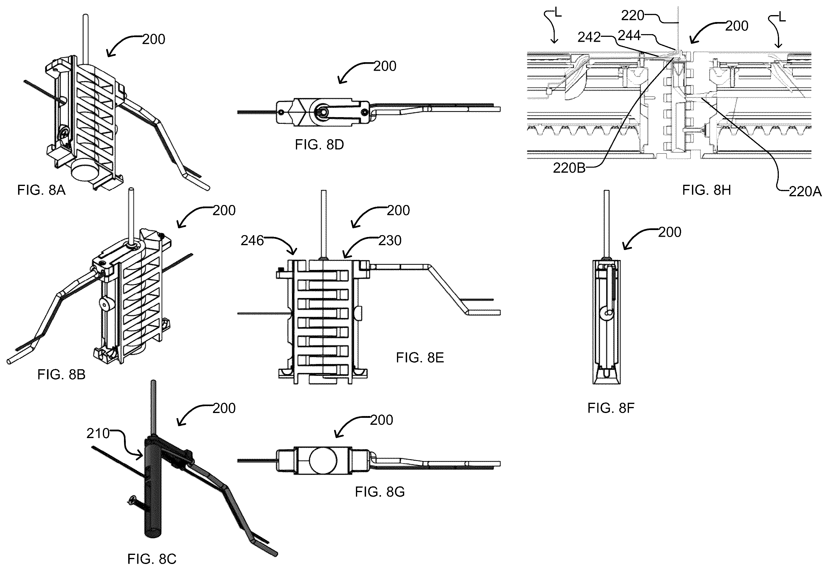 Patent US11841131 Figure 8 – Joint assembly for luminaires