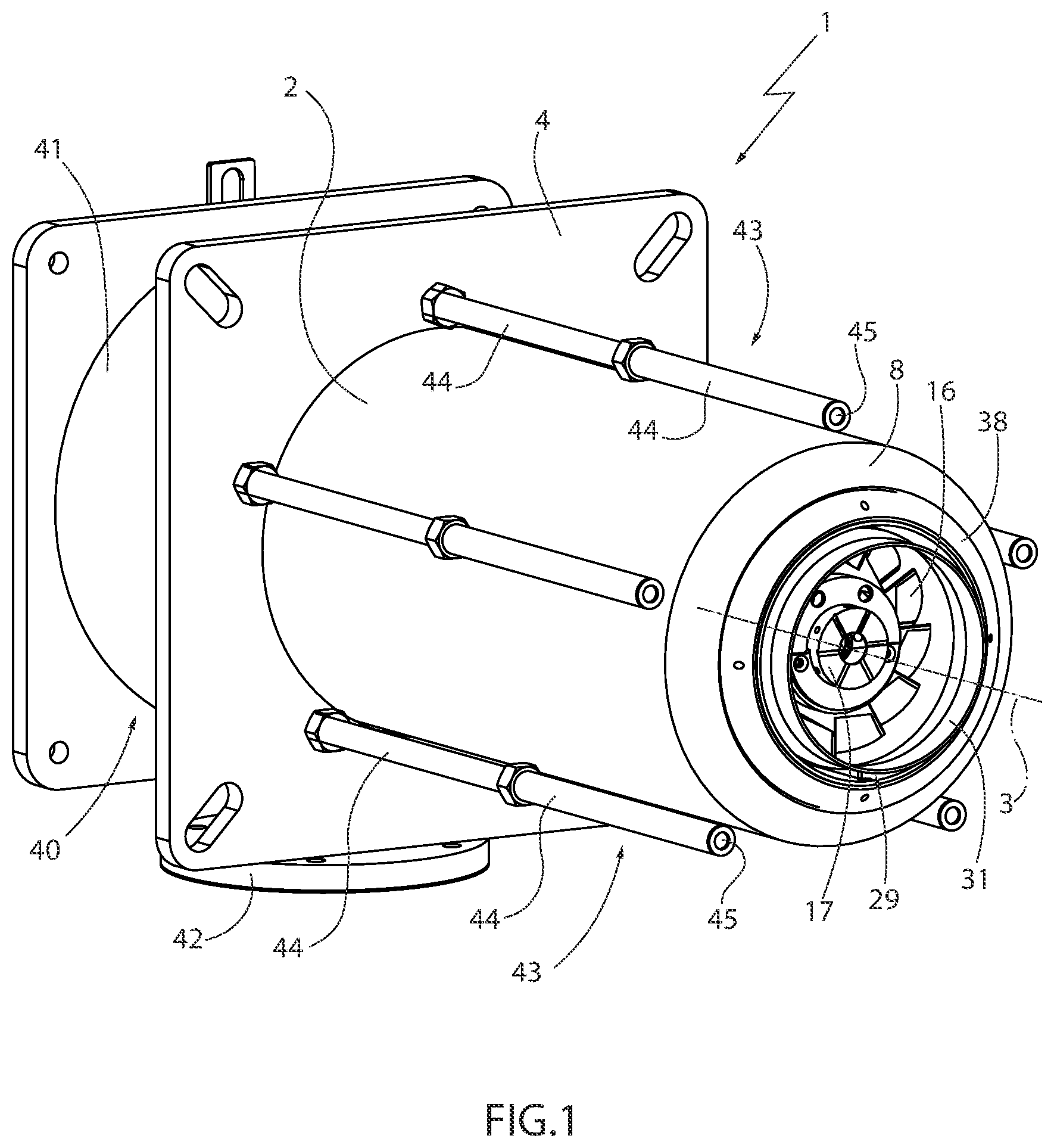 Patent US11841137 Figure 1 – Combustion head for a burner