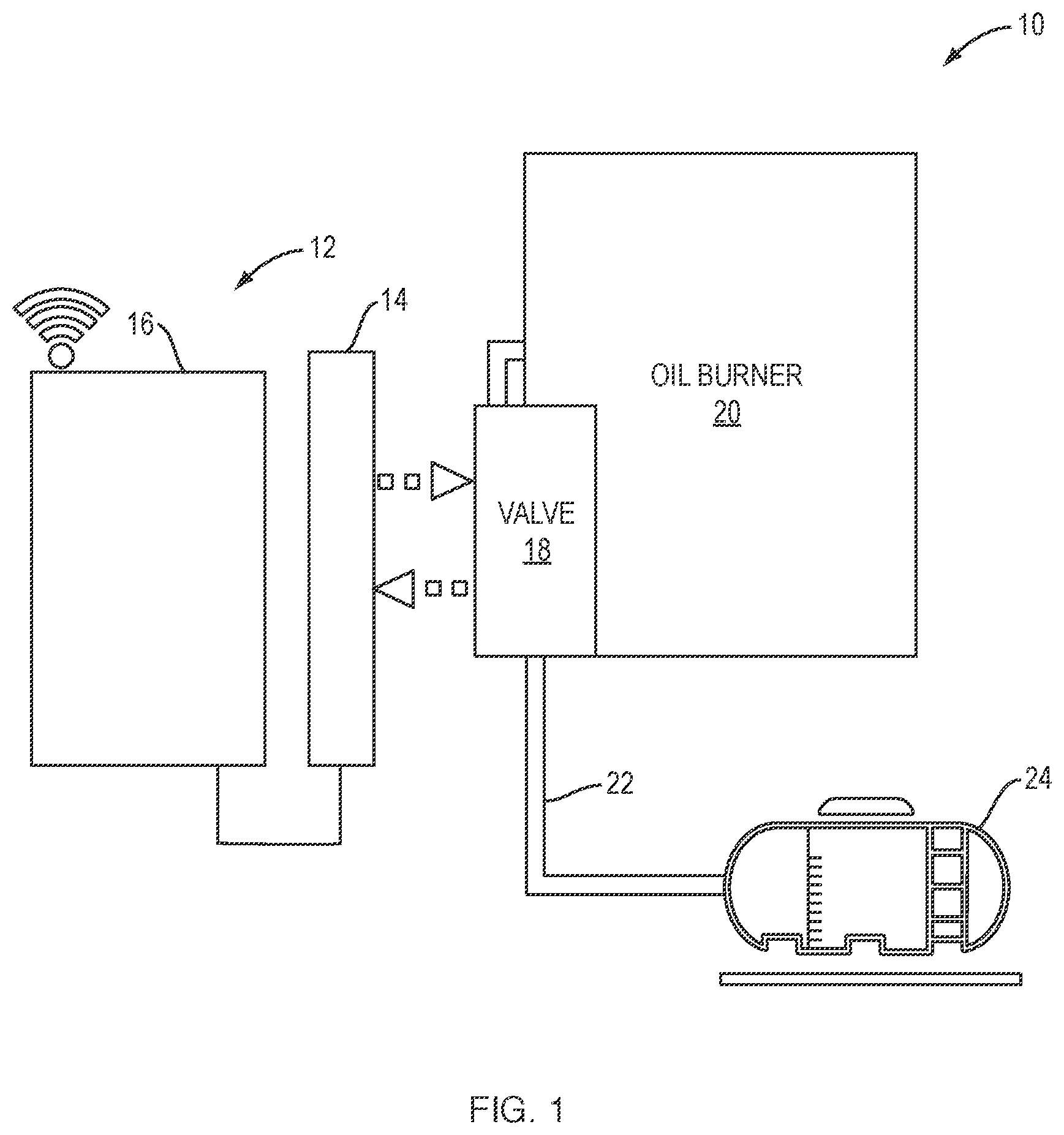 Patent US11841138 Figure 1 – Fuel tank monitoring systems and methods