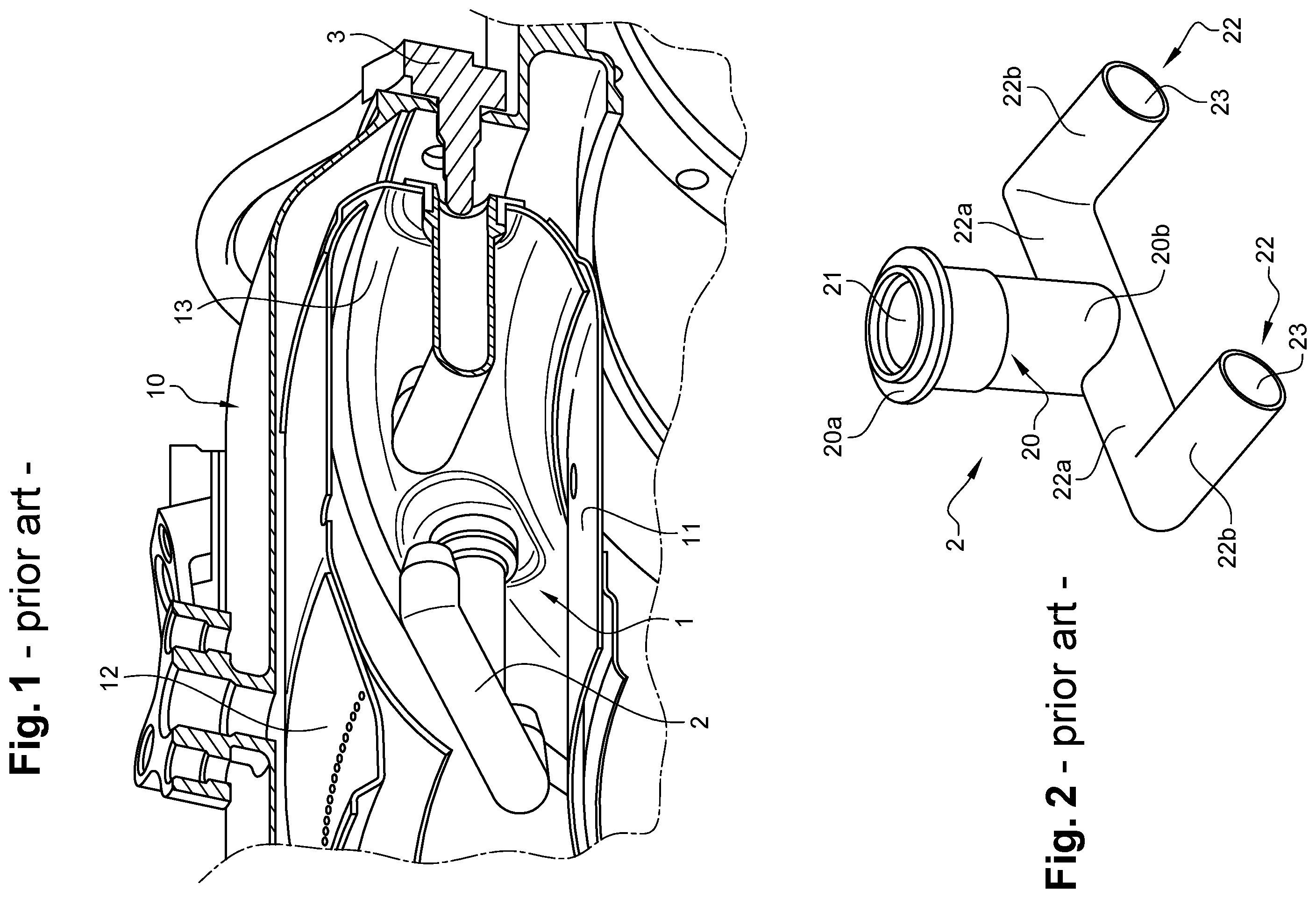 Patent US11841140 Figure 1 – Pre-vaporization tube for a turbine engine combustion chamber