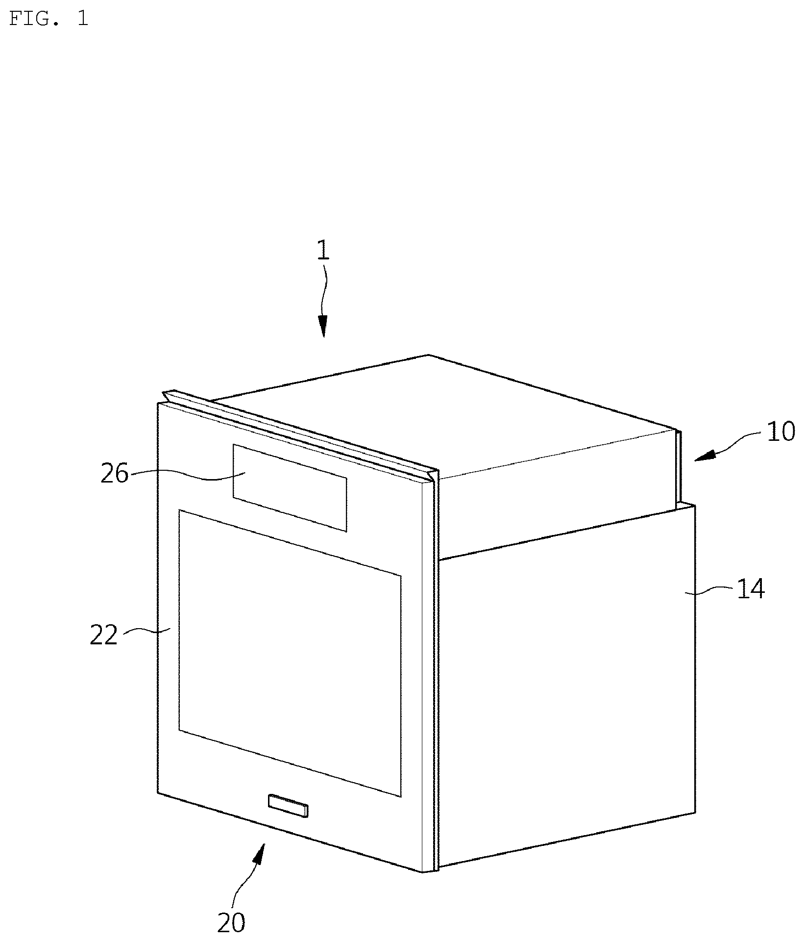 Patent US11841144 Figure 1 – Cooking appliance