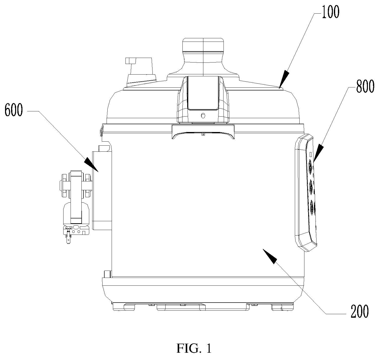 Patent US11841146 Figure 1 – Multifunctional appliance for cooking