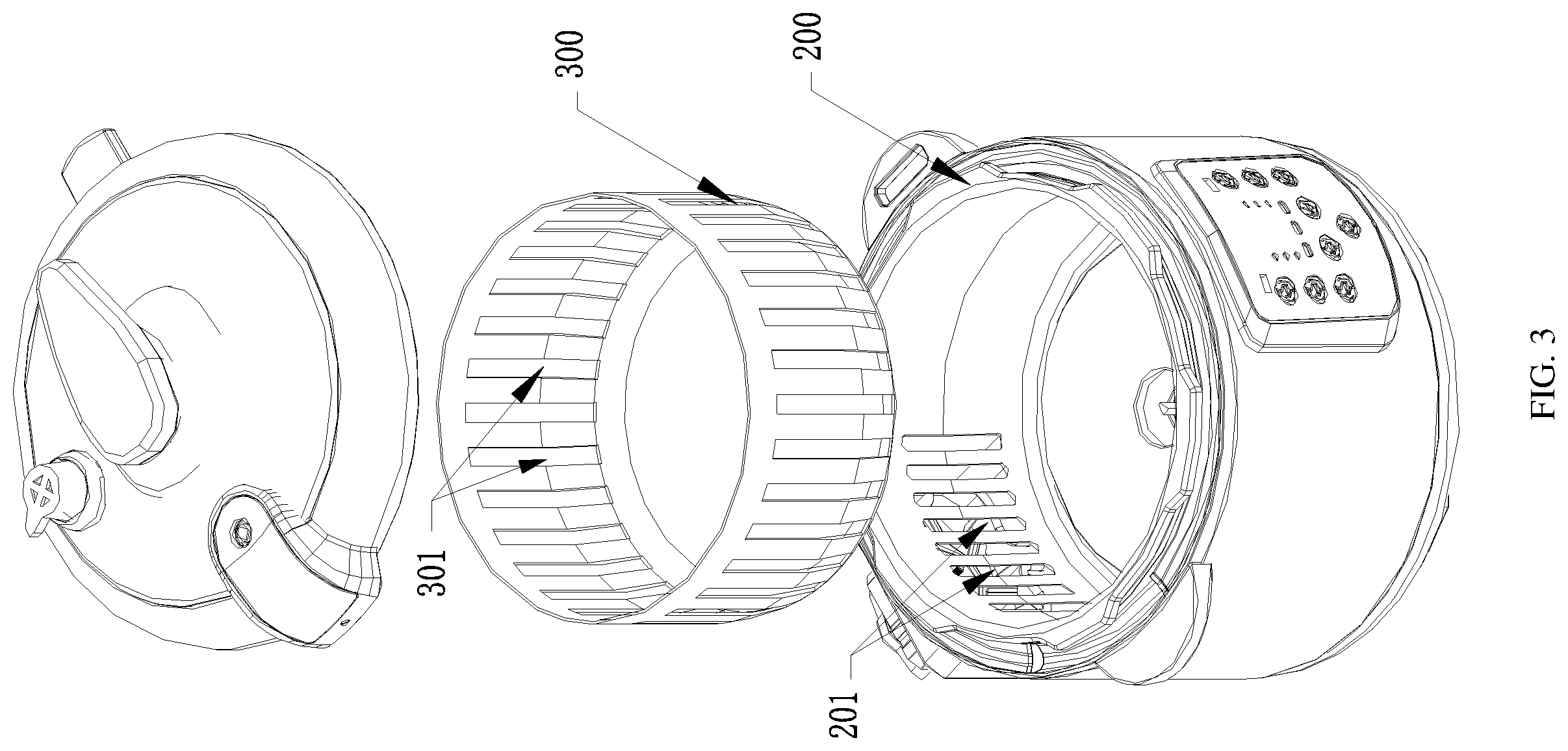 Patent US11841146 Figure 3 – Multifunctional appliance for cooking