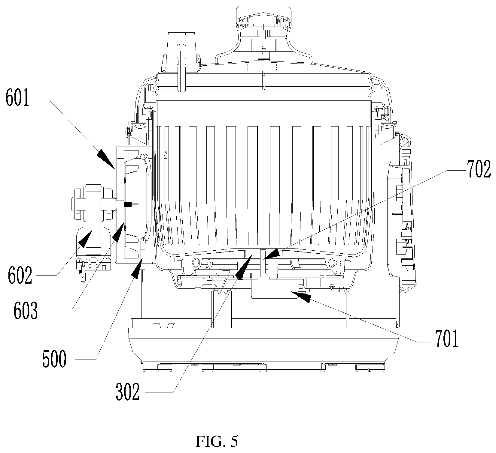 Patent US11841146 Figure 5 – Multifunctional appliance for cooking