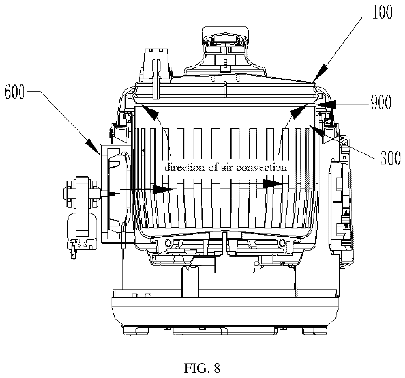 Patent US11841146 Figure 8 – Multifunctional appliance for cooking