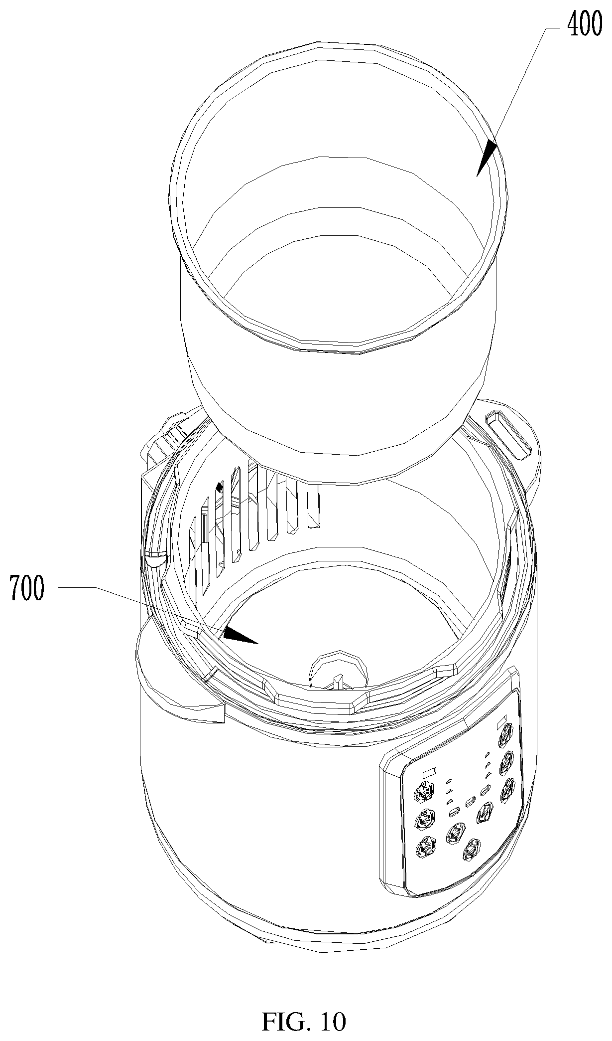 Patent US11841146 Figure 10 – Multifunctional appliance for cooking
