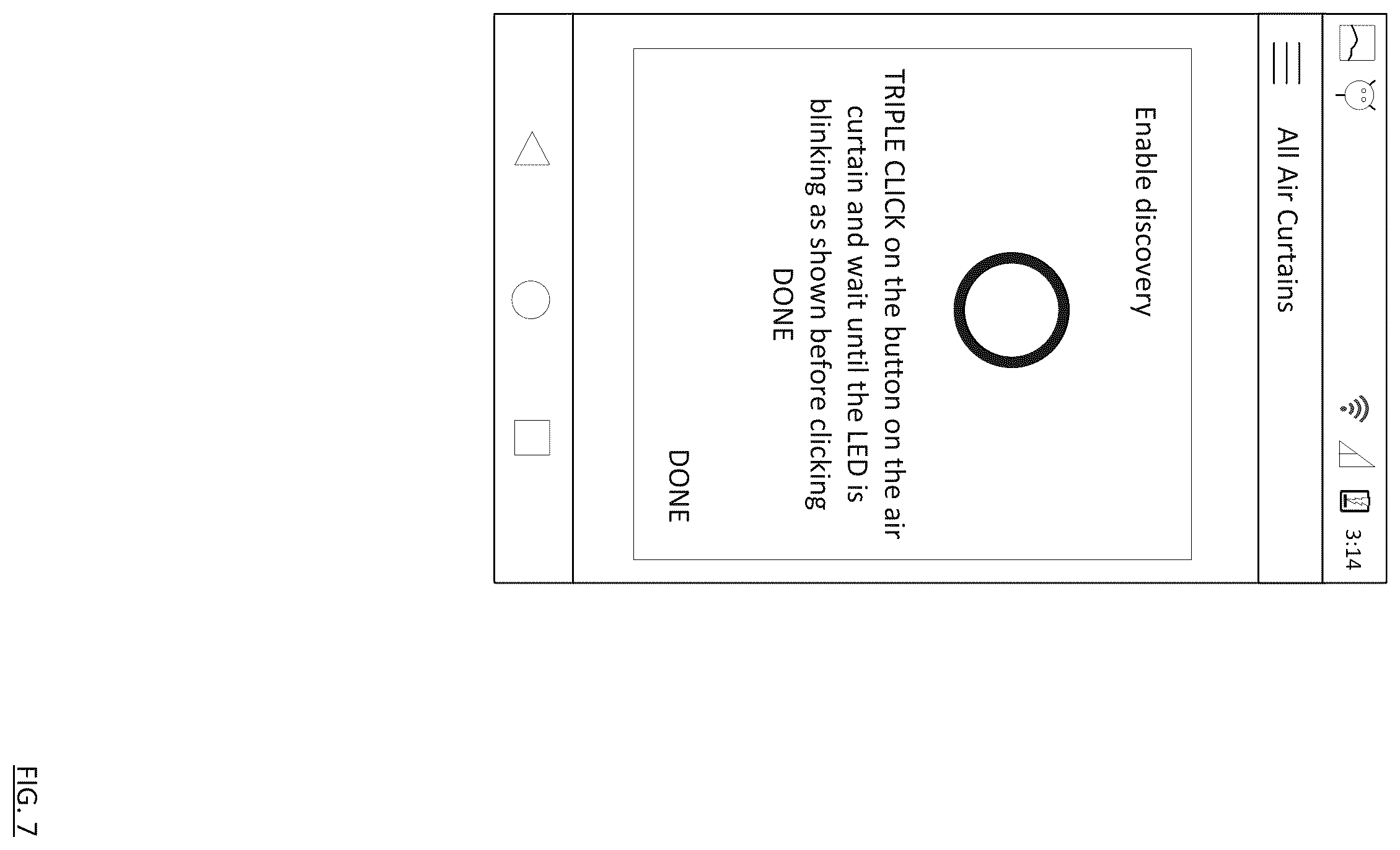 Patent US11841149 Figure 8 – Enhanced techniques for air curtain control