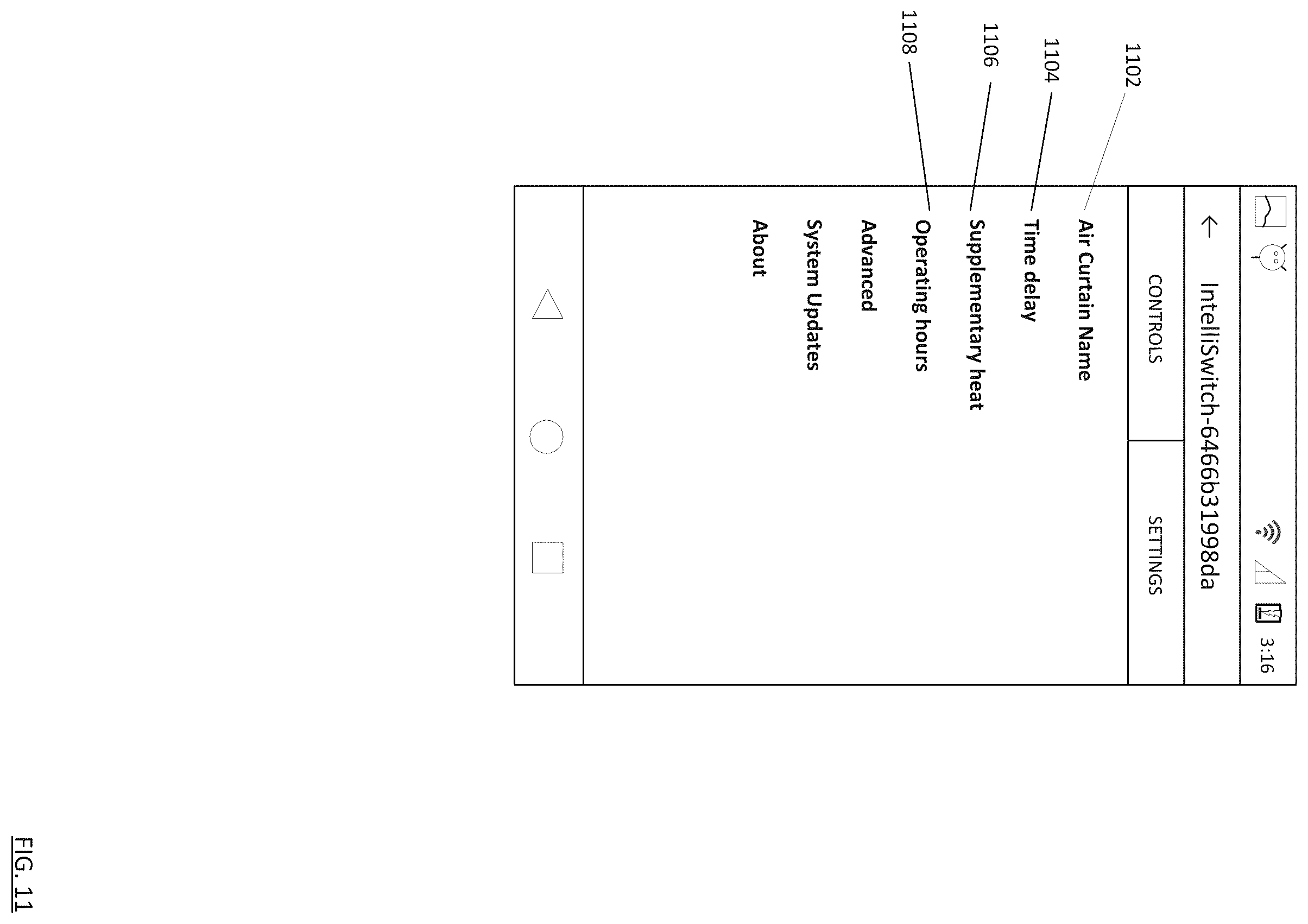 Patent US11841149 Figure 12 – Enhanced techniques for air curtain control