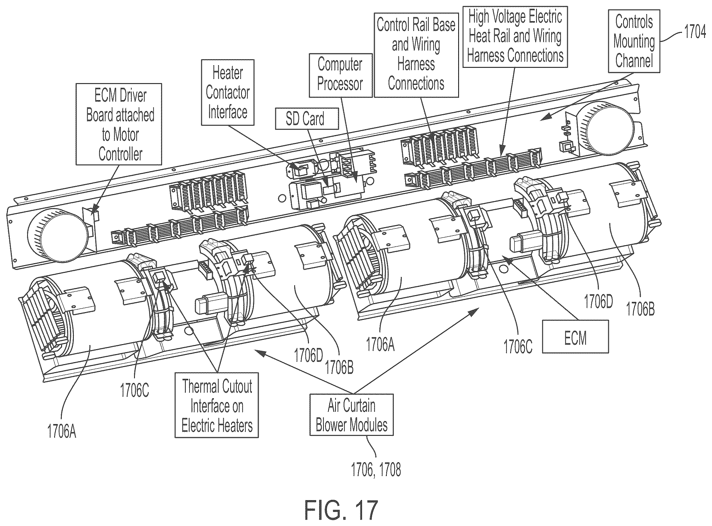 Patent US11841149 Figure 18 – Enhanced techniques for air curtain control