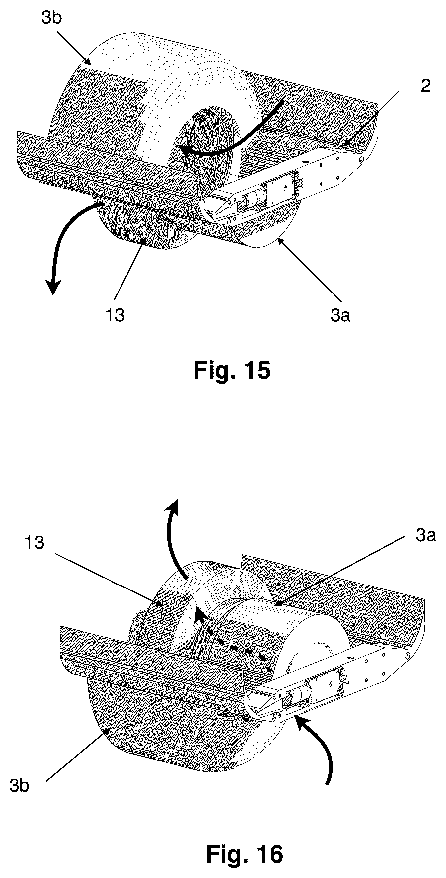 Patent US11841161 Figure 8 – Profiled damper and fan for controlling air flow direction in an air duct