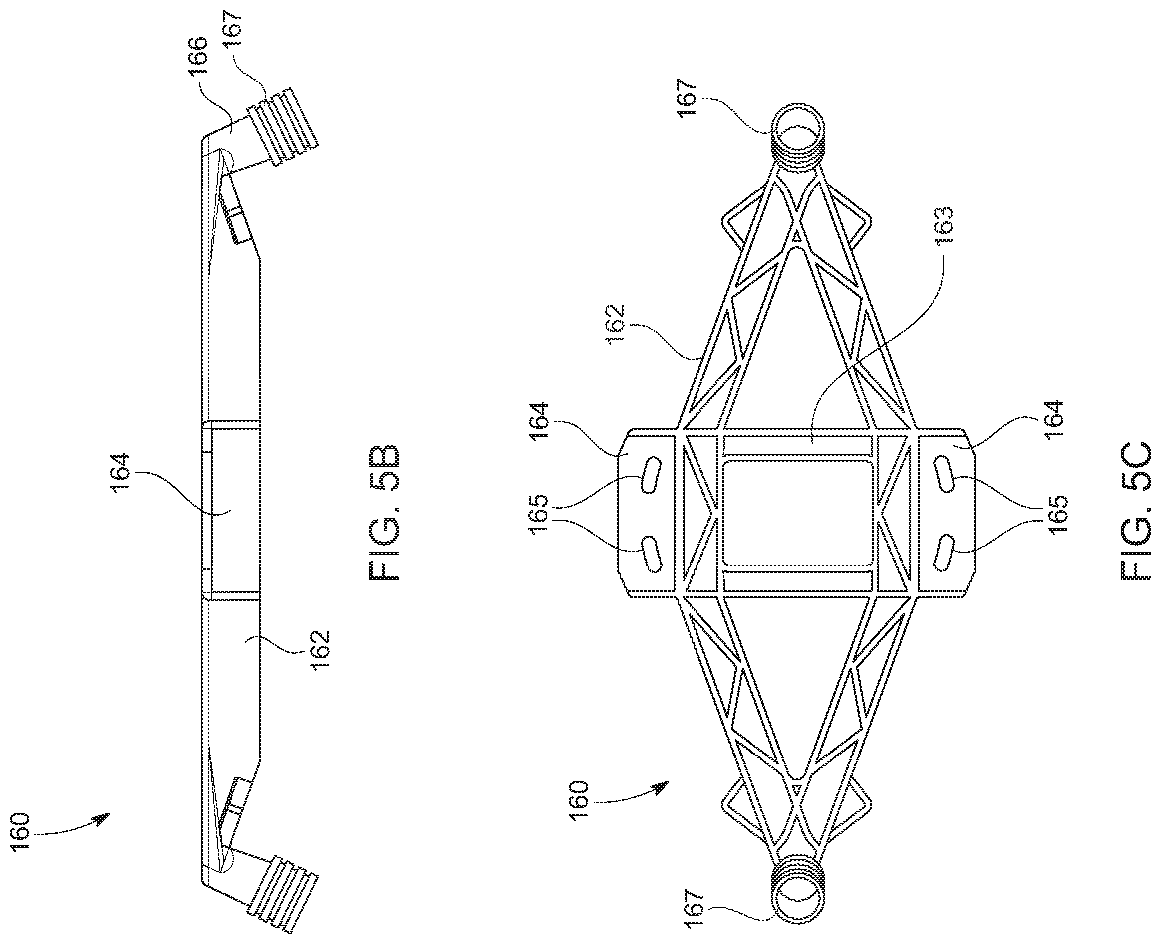 Patent US11841169 Figure 8 – Tracker motor support for truss foundations