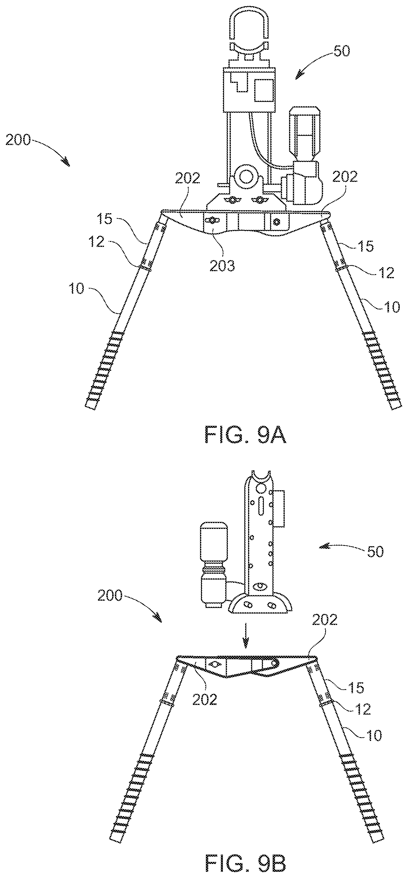 Patent US11841169 Figure 13 – Tracker motor support for truss foundations