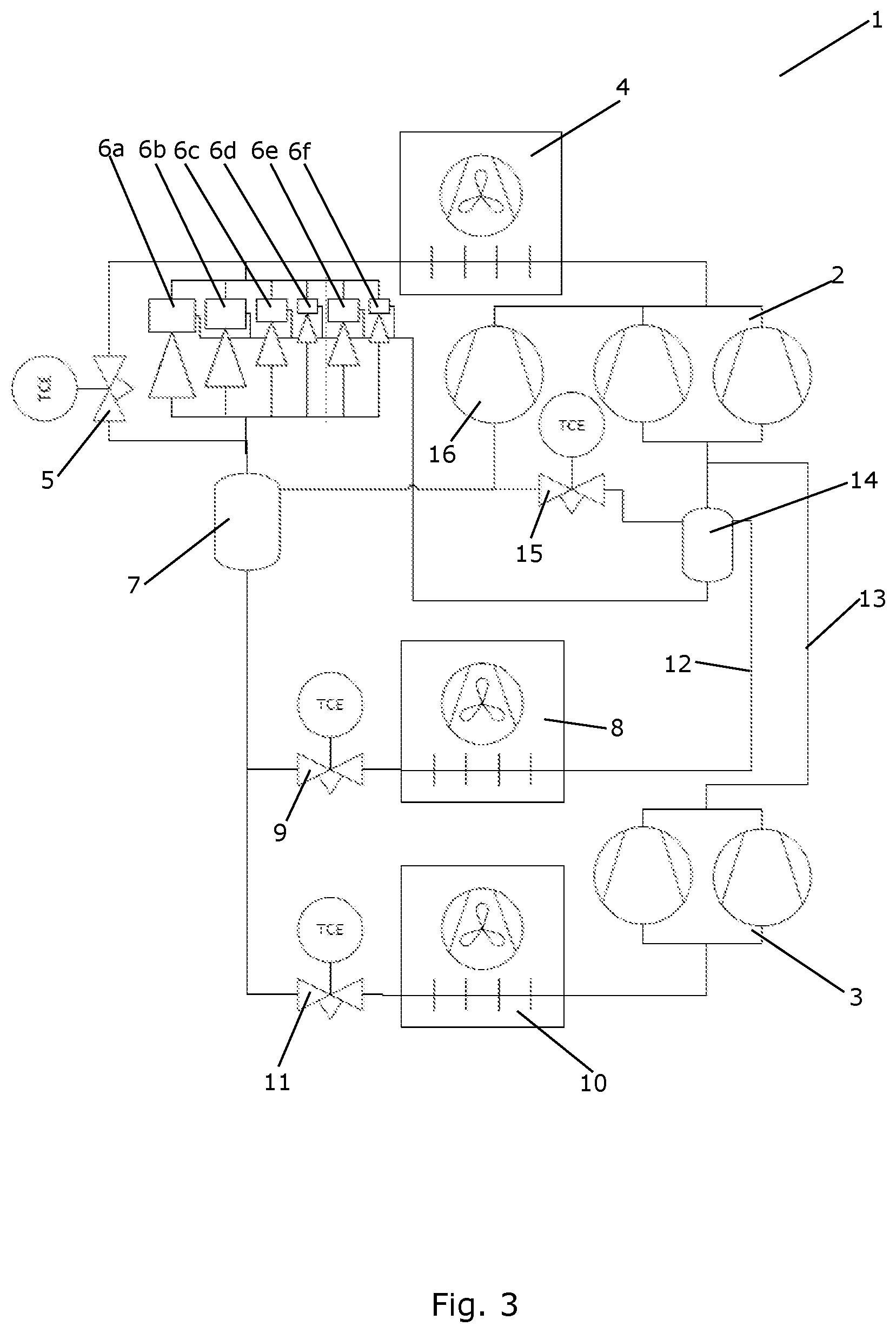 Patent US11841174 Figure 3 – Method for controlling ejector capacity in a vapour compression system