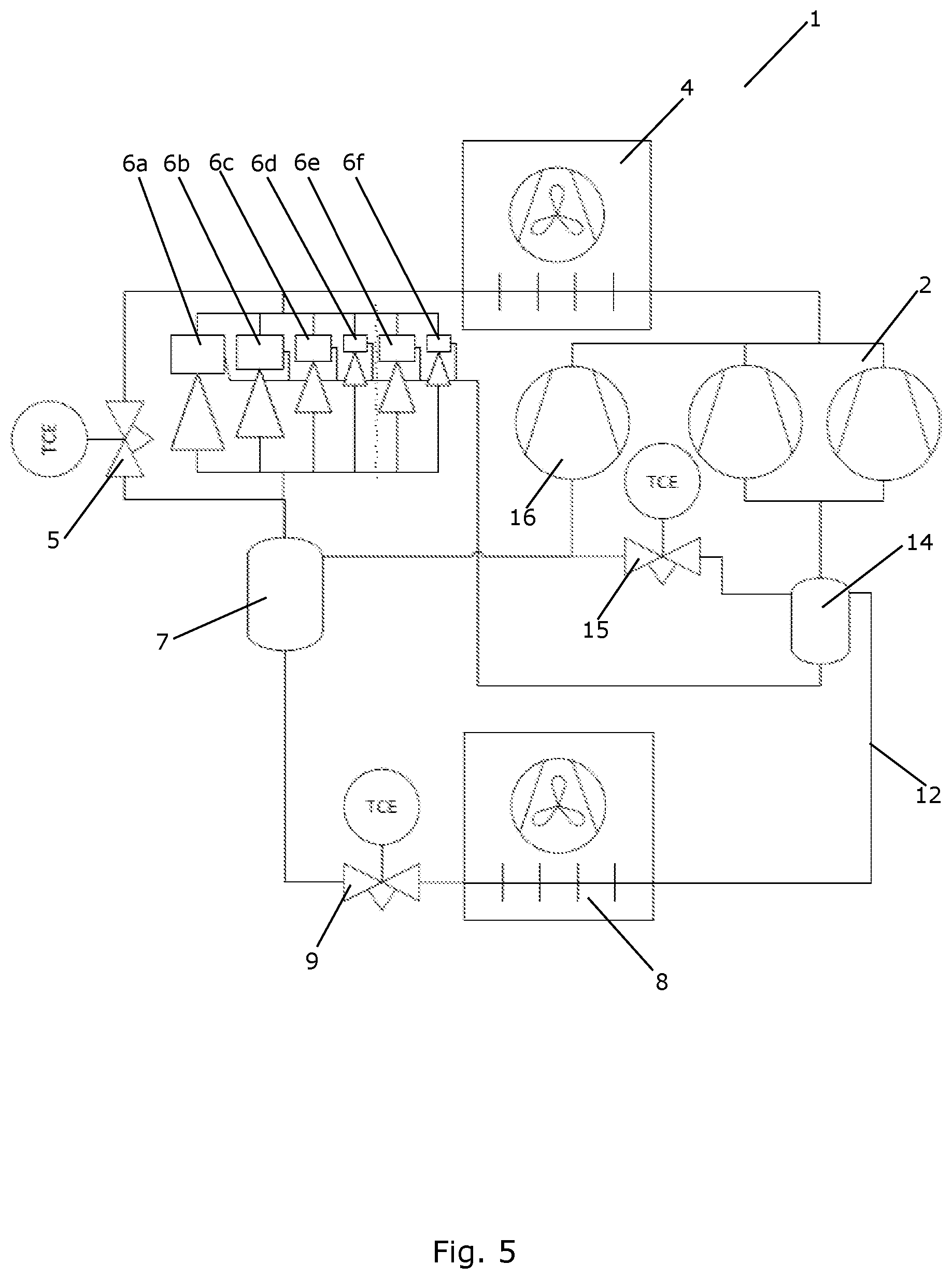 Patent US11841174 Figure 5 – Method for controlling ejector capacity in a vapour compression system