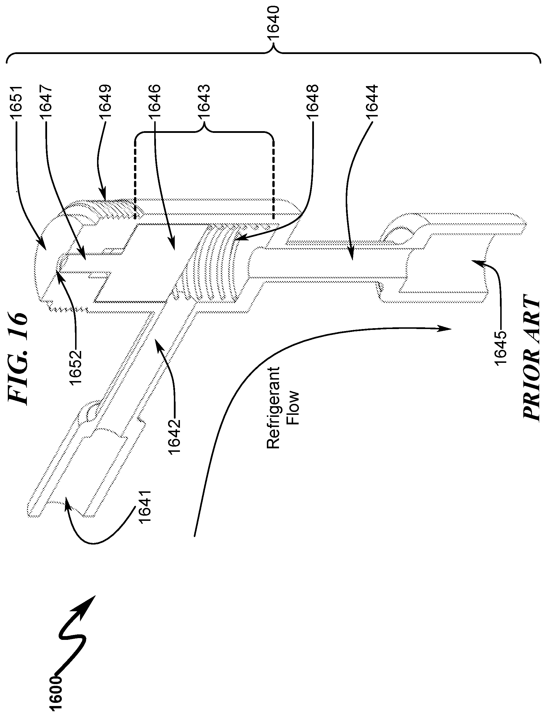 Patent US11841175 Figure 16 – Refrigerant metering system and method