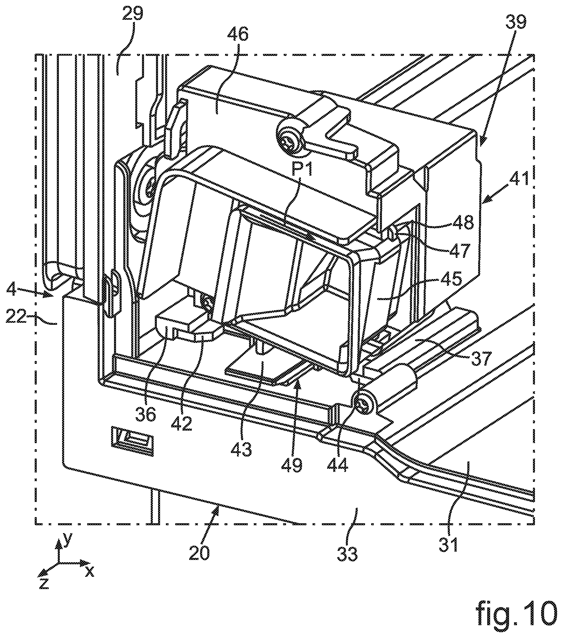 Patent US11841181 Figure 7 – Ice maker and household refrigeration apparatus