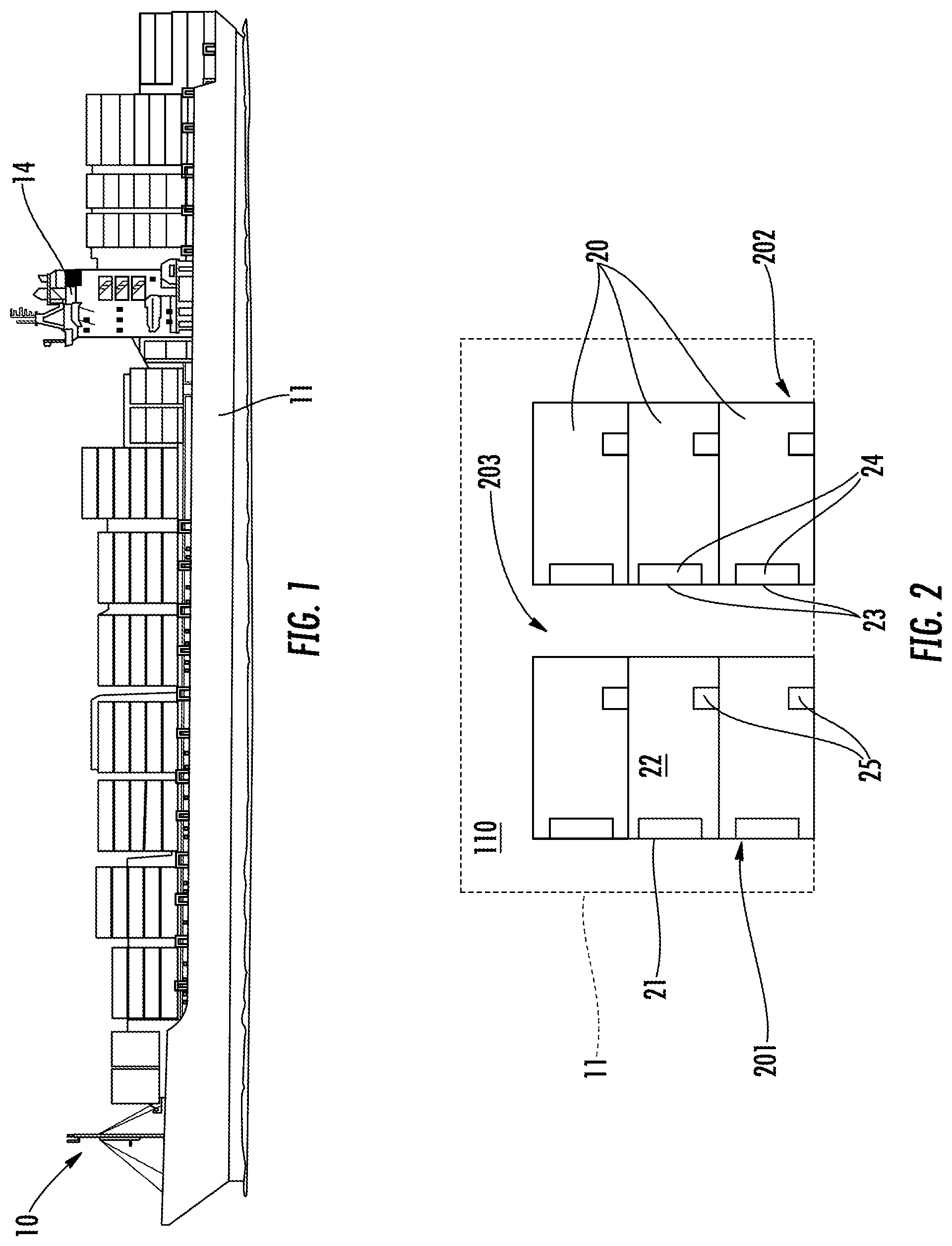 Patent US11841182 Figure 1 – Coordination of refrigerated storage containers