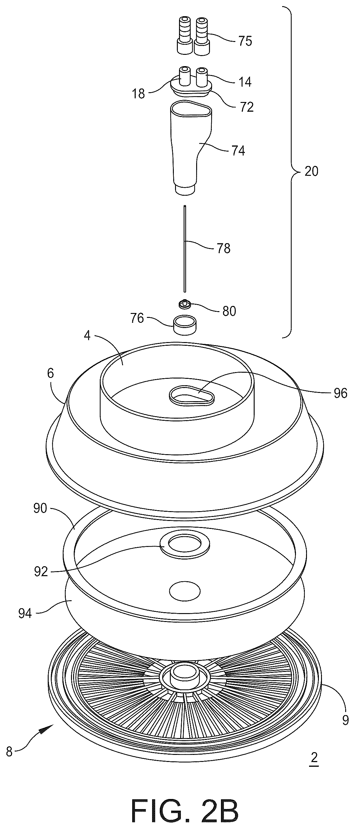 Patent US11841189 Figure 4 – Disposable for a spray drying system