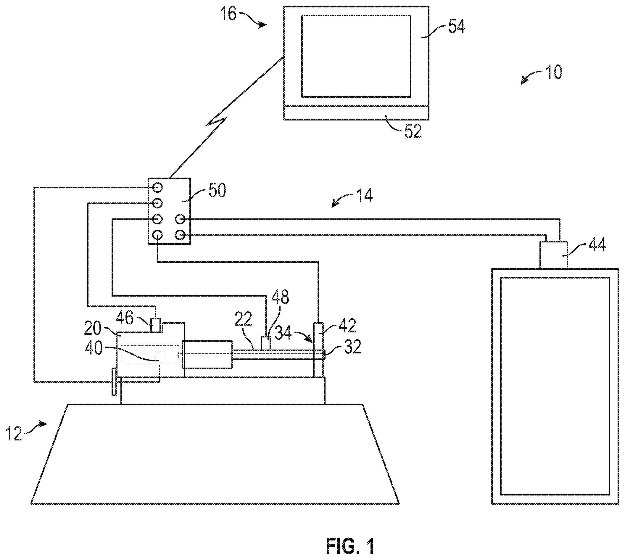Patent US11841203 Figure 1 – Action timer switch and system for internal ballistic measurements